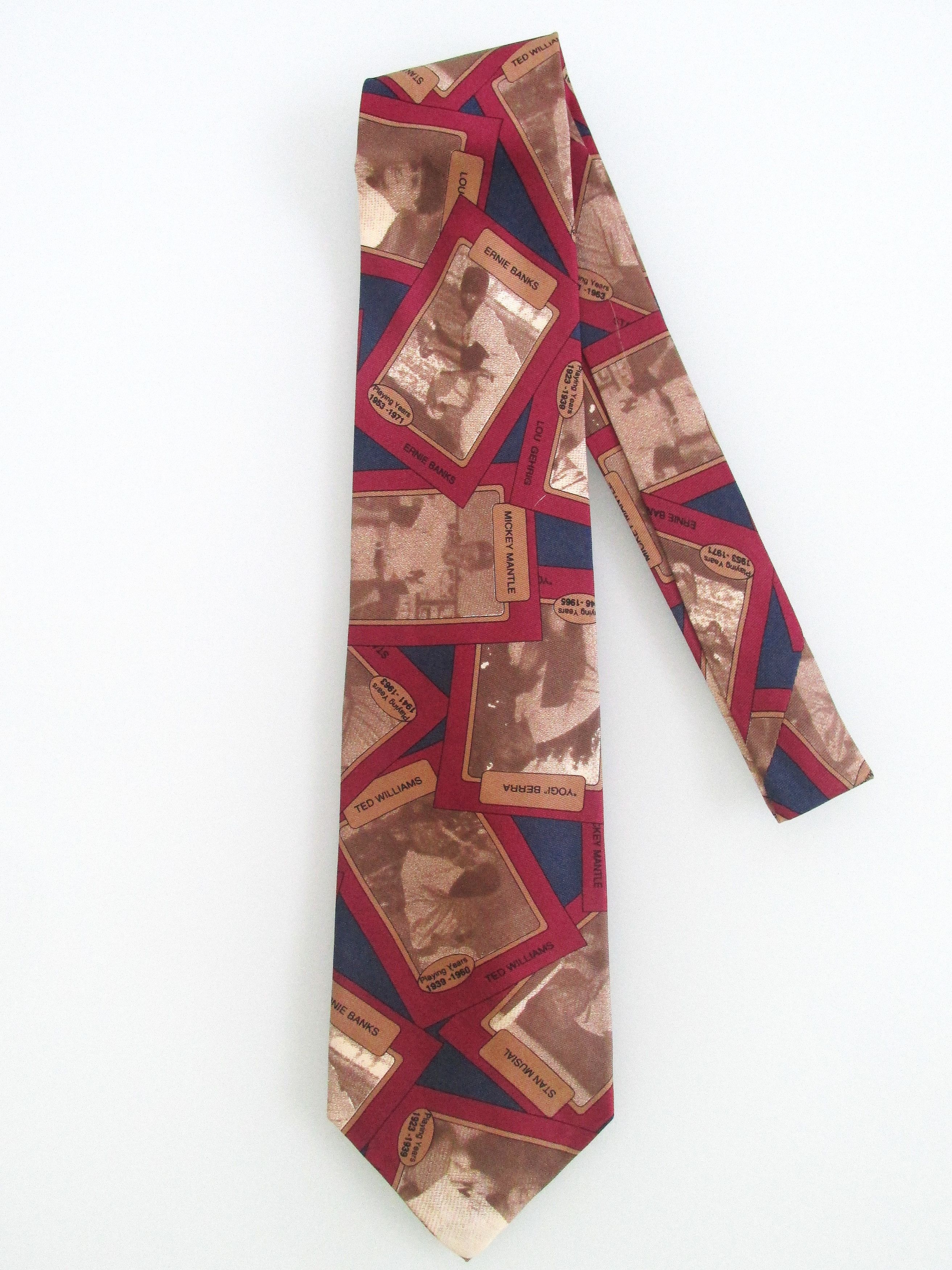 Other Ferrell Reed "Baseball's Greats" Men's Silk Tie Size ONE SIZE - 1 Thumbnail