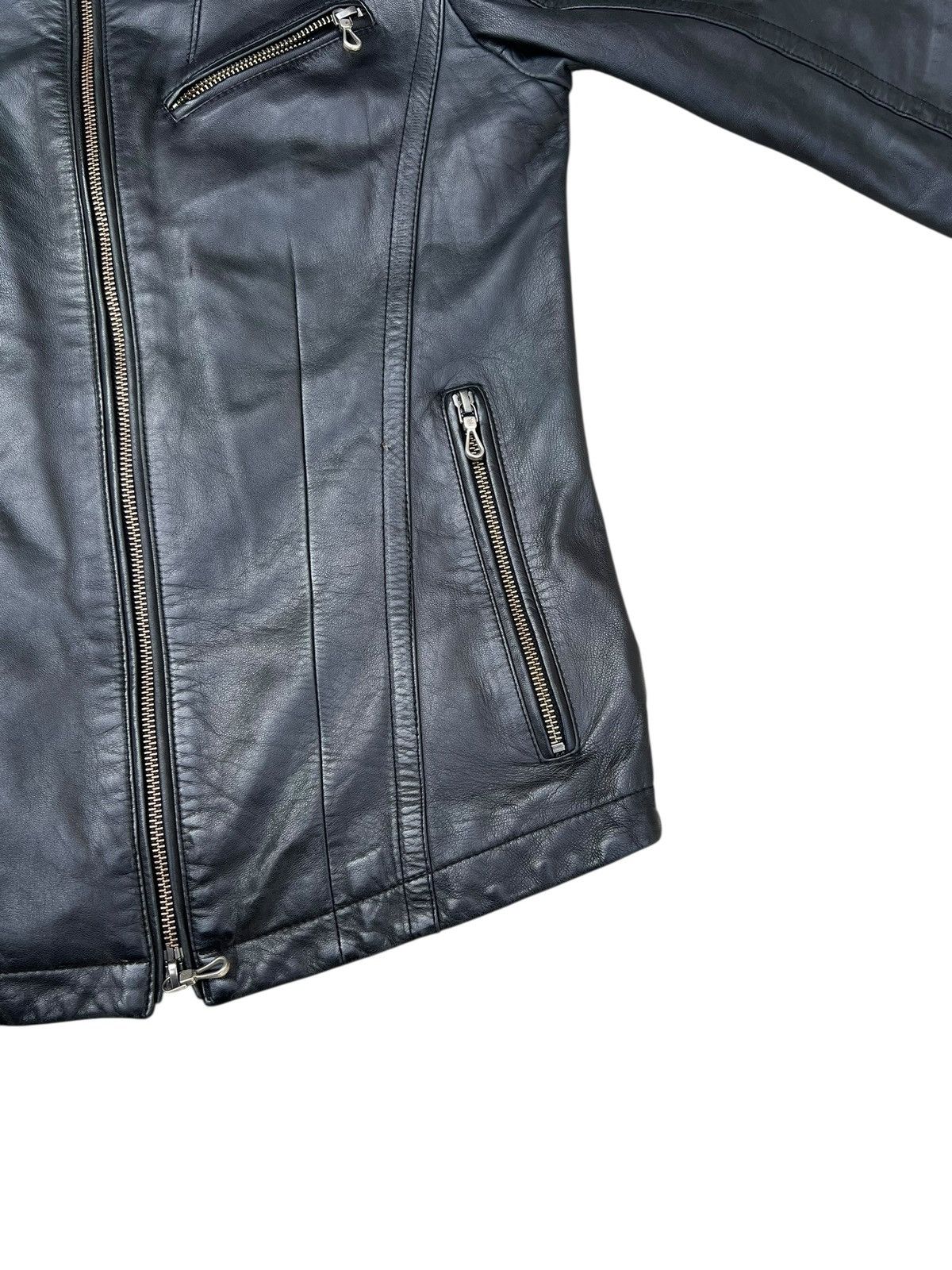 Schlussel Schlussel Japan Patina Sheepskin Leather Jacket Size US S / EU 44-46 / 1 - 10 Thumbnail