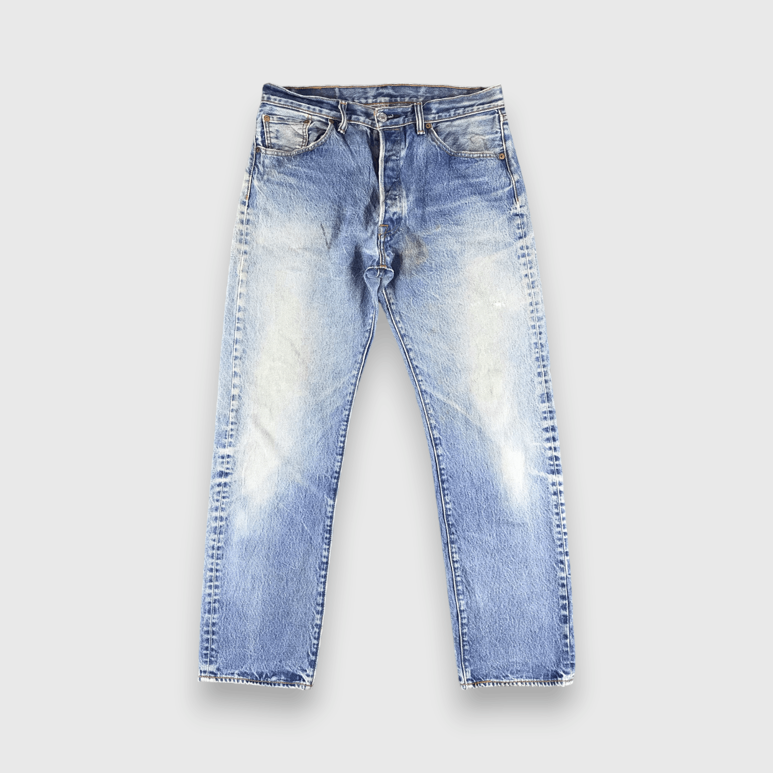 Levi's Vintage Blue Wash Levis 501 Jeans-J2461 Size US 34 / EU 50 - 1 Thumbnail