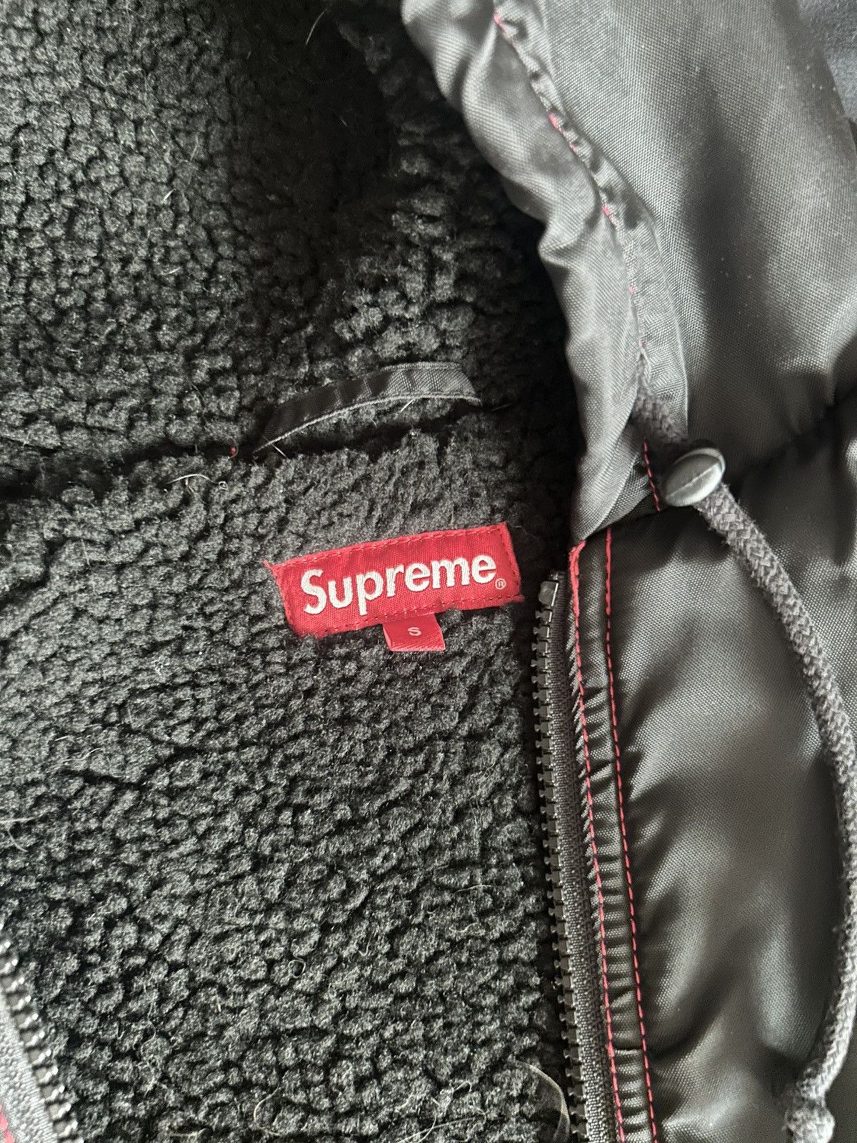 Supreme Sherpa Lined Nylon Zip Up Jacket Size US S / EU 44-46 / 1 - 5 Thumbnail