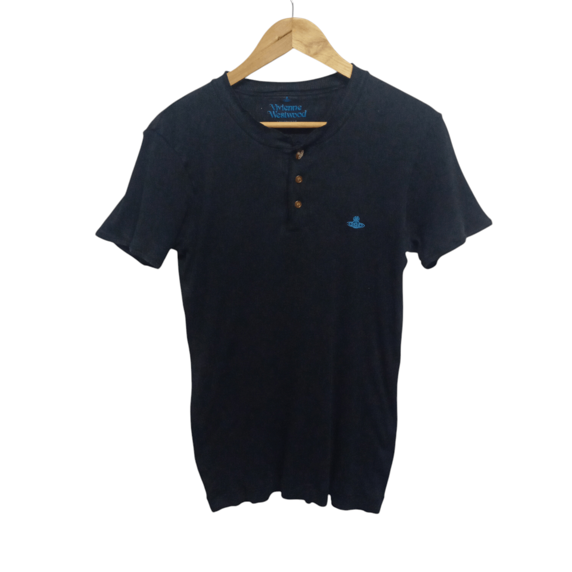 Designer × Vintage × Vivienne Westwood Vivienne Westwood Blue Logo Vintage Size US L / EU 52-54 / 3 - 1 Thumbnail