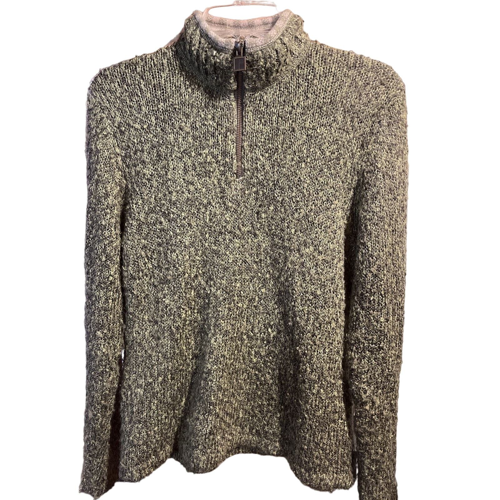 Woolrich Woolen Mills Woolrich VTG Women’s M Olive Green Wool Ramie Blend Sweater Size M / US 6-8 / IT 42-44 - 1 Thumbnail