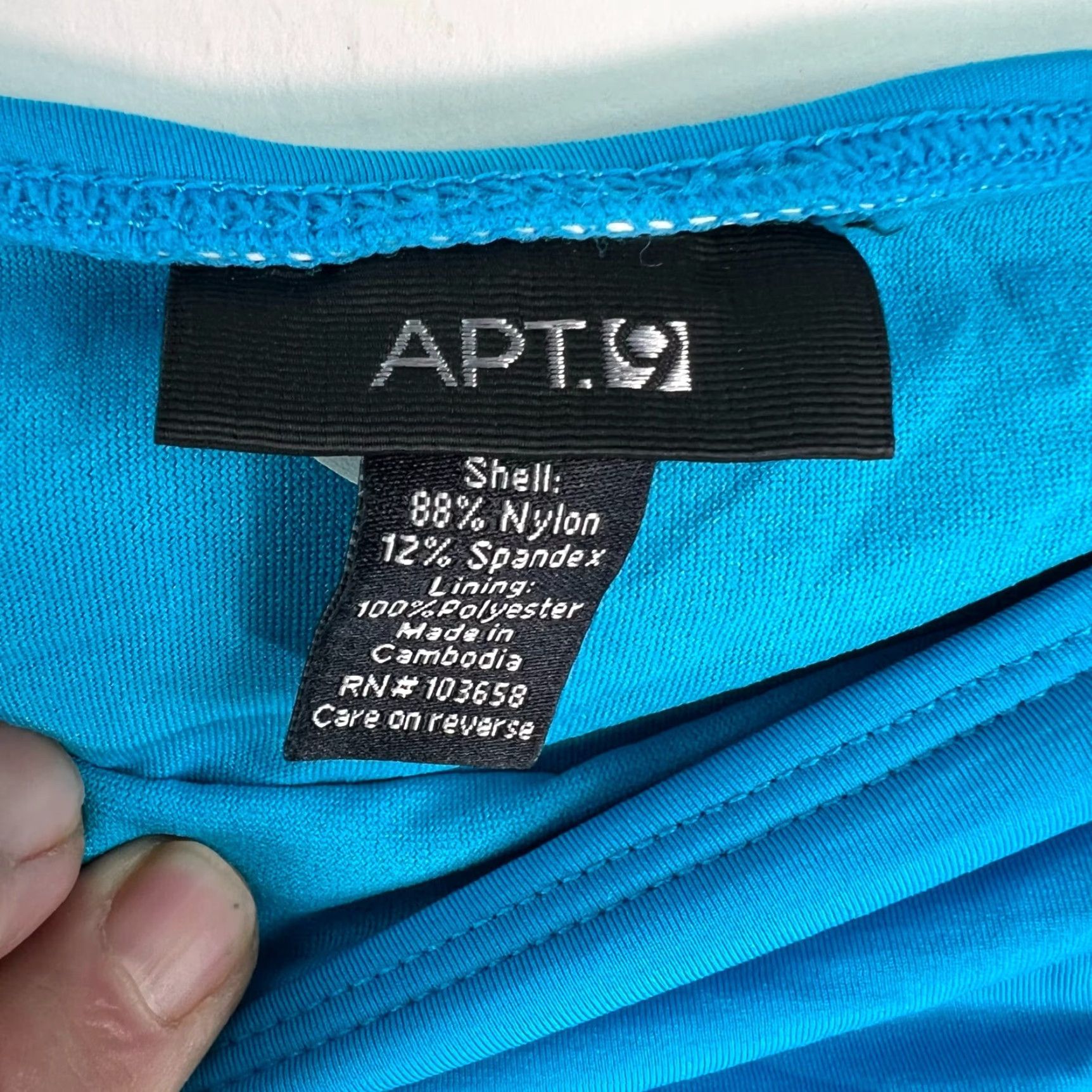 Apt. 9 **Apt. 9 Women's Blue Bikini Bottom Side Tab Size 16** User: **Apt. 9 Women's Blue Bikini Bottom Side Tab Size 16** Size 38" / US 16 / IT 52 - 2 Thumbnail