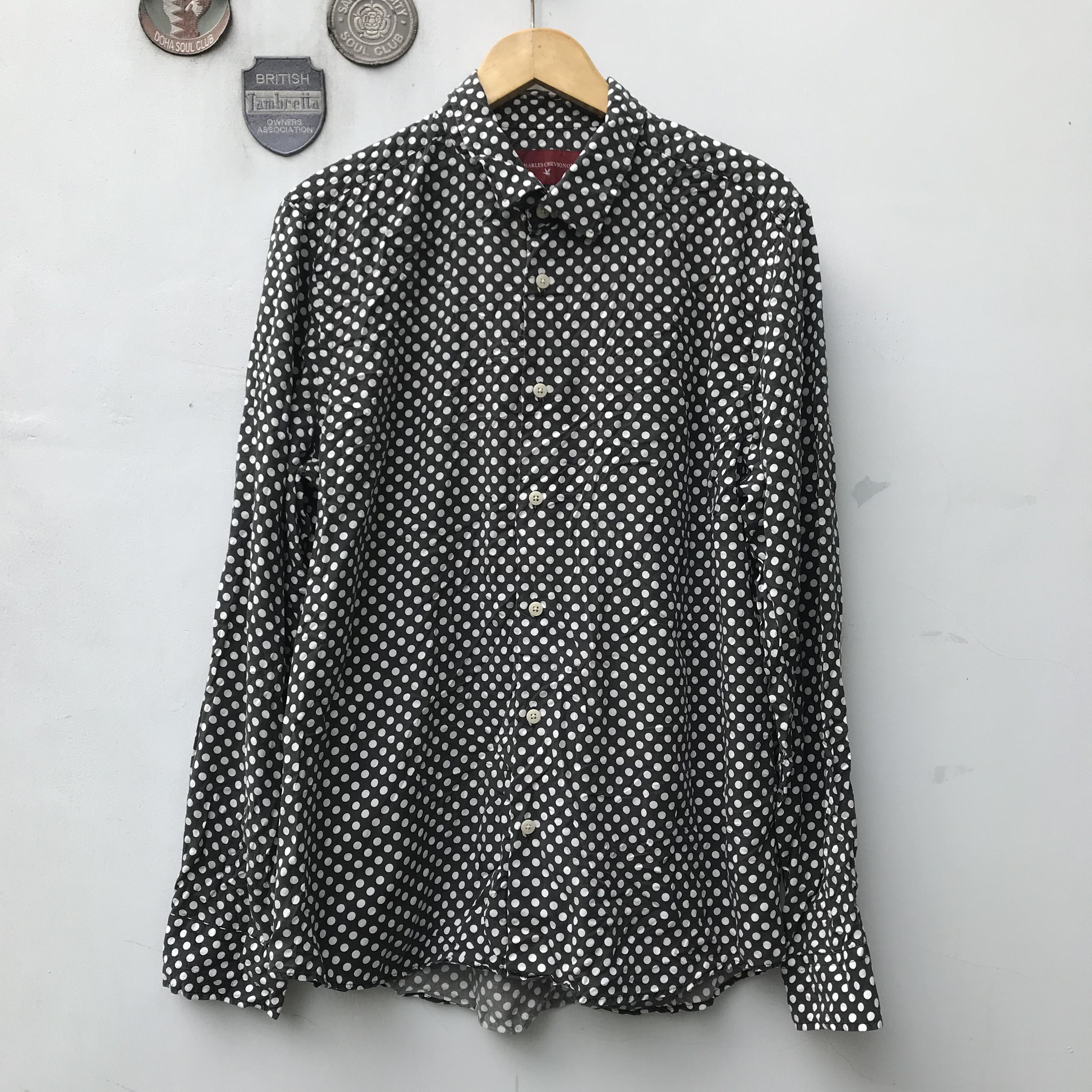 Chevignon Vintage Chevignon Charles Chevignon Polkadot charles dot Size US L / EU 52-54 / 3 - 1 Thumbnail