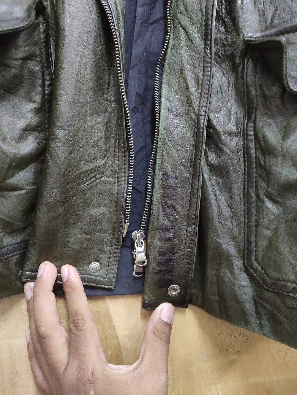 Vera Pelle VERA PELLE VINTAGE CLASSIC LEATHER JACKET Size US M / EU 48-50 / 2 - 13 Thumbnail