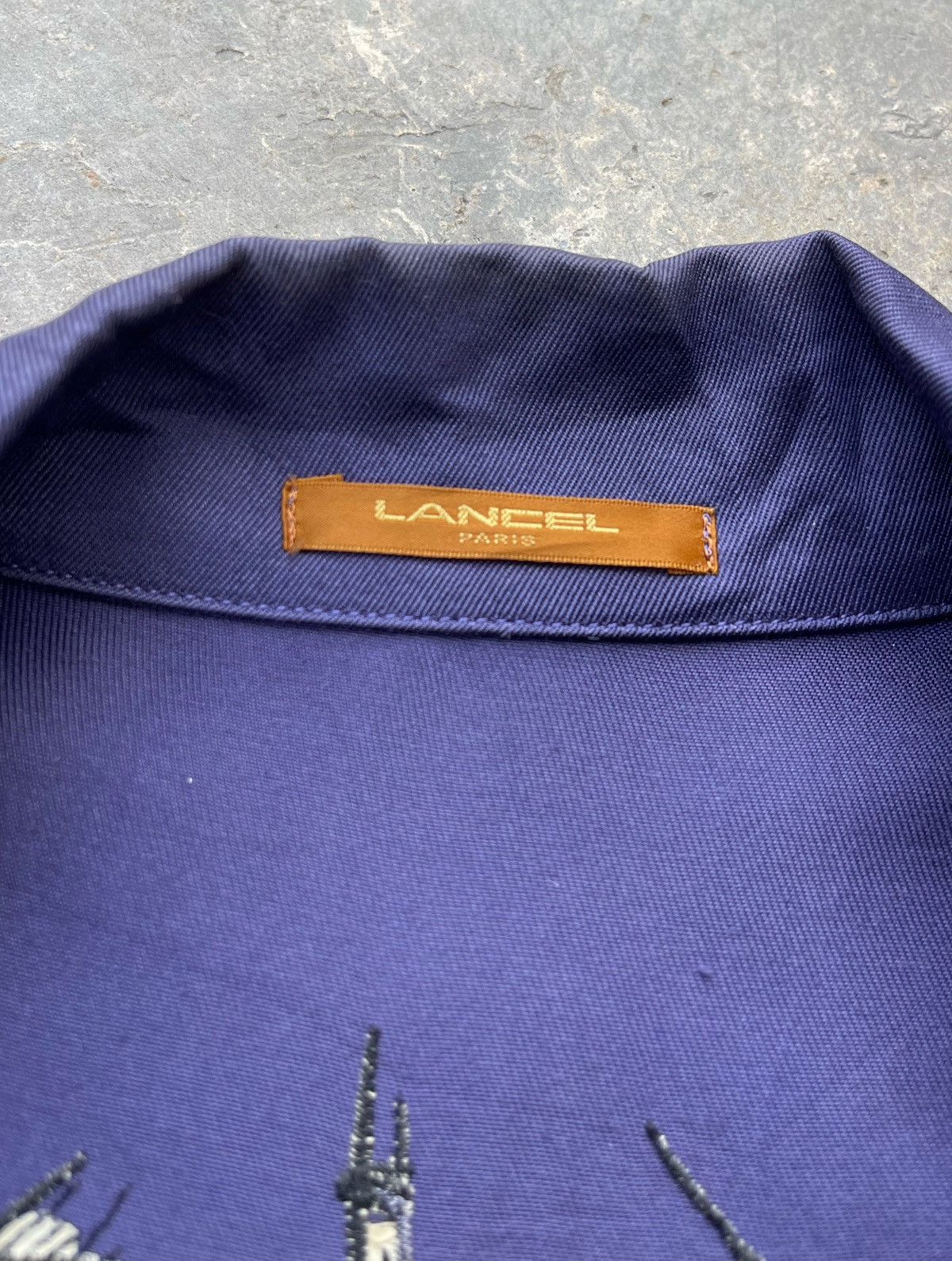 Lancel 🔥Vintage Lancel Paris Embroidered Logo Jacket Size US L / EU 52-54 / 3 - 11 Thumbnail