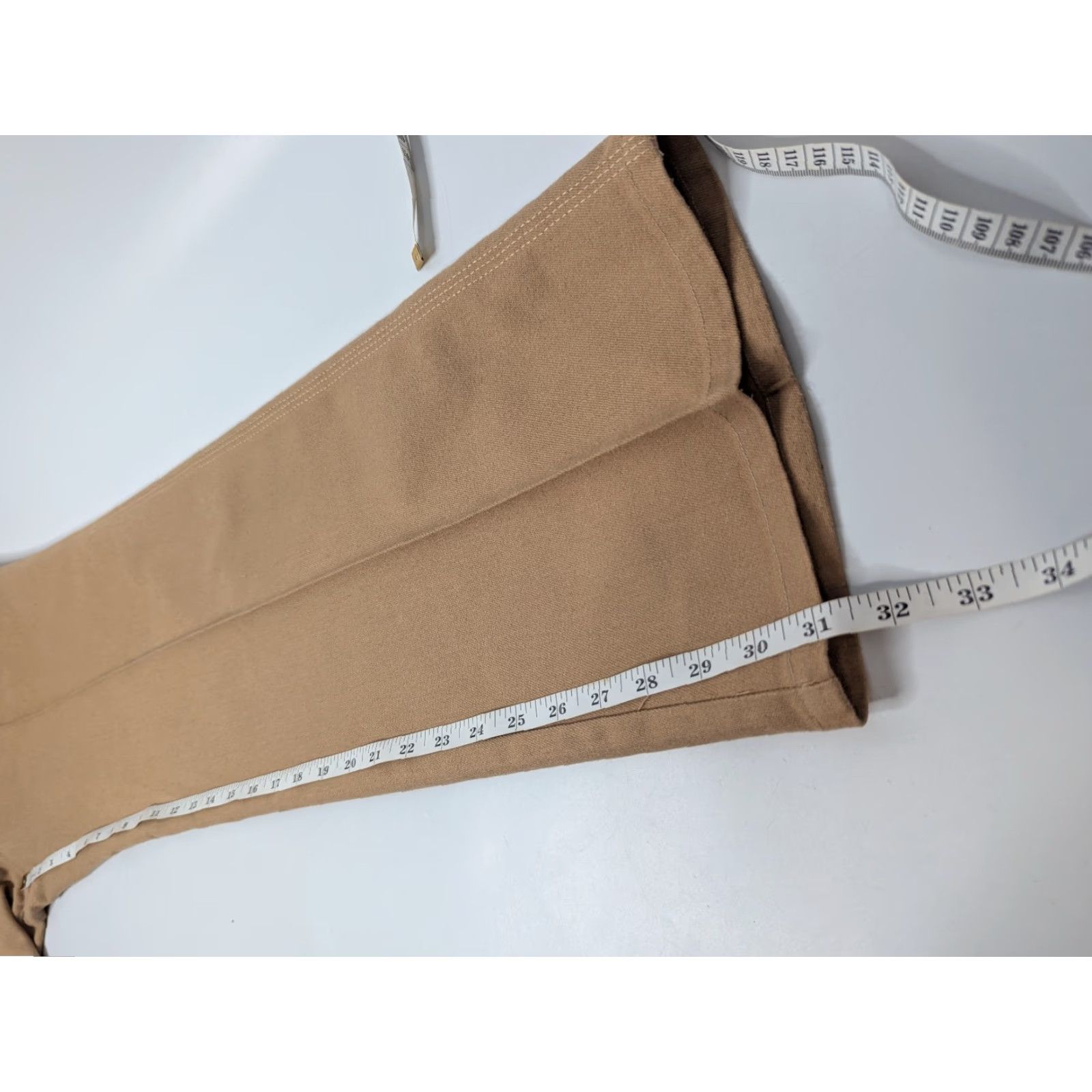 Levi's VINTAGE Levi's Action Slacks Pants Men 35x31 Beige Twill Pleated 90s Preppy Size US 35 - 7 Thumbnail