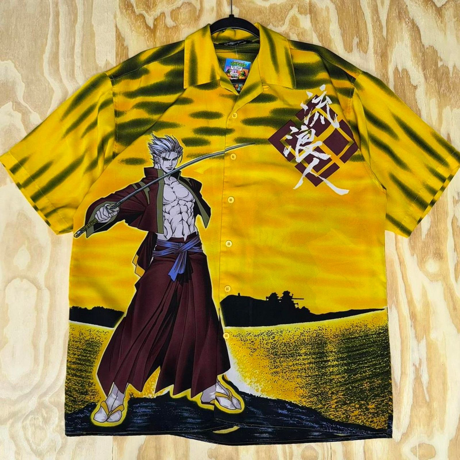 Vintage XL - Vintage y2k anime style button up t-shirt Size US XL / EU 56 / 4 - 1 Thumbnail