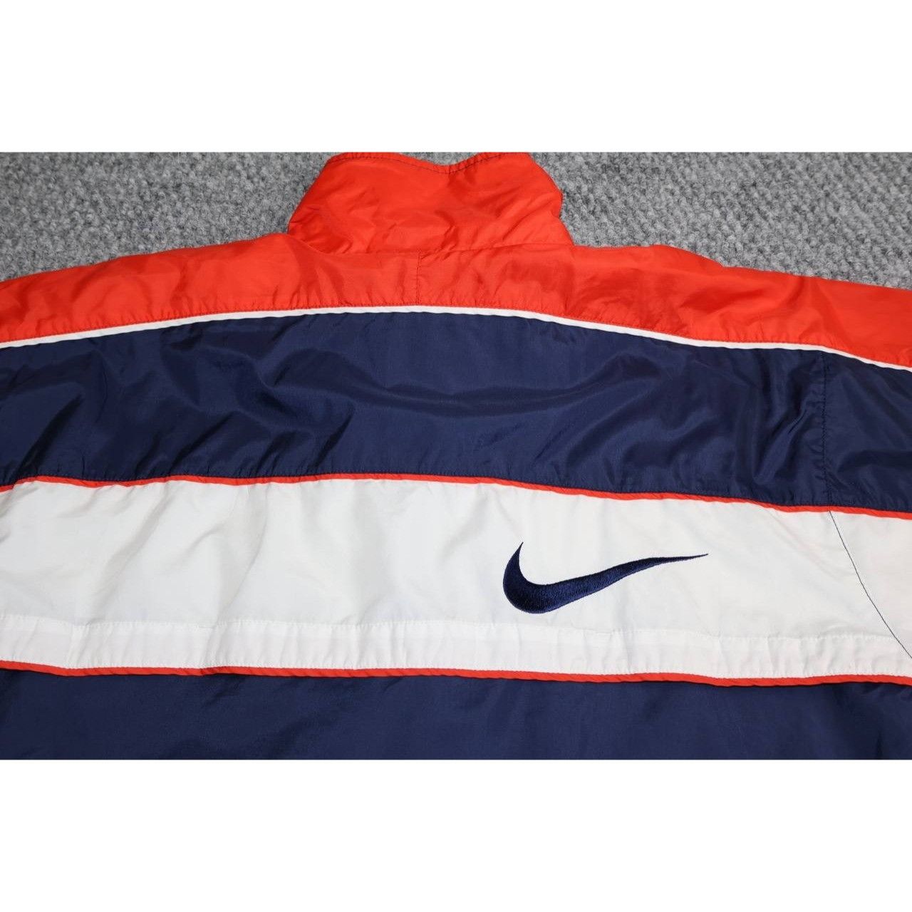 Nike Nike Sportswear Navy Red/White Strip Windbreaker Jacket Size US L / EU 52-54 / 3 - 6 Thumbnail