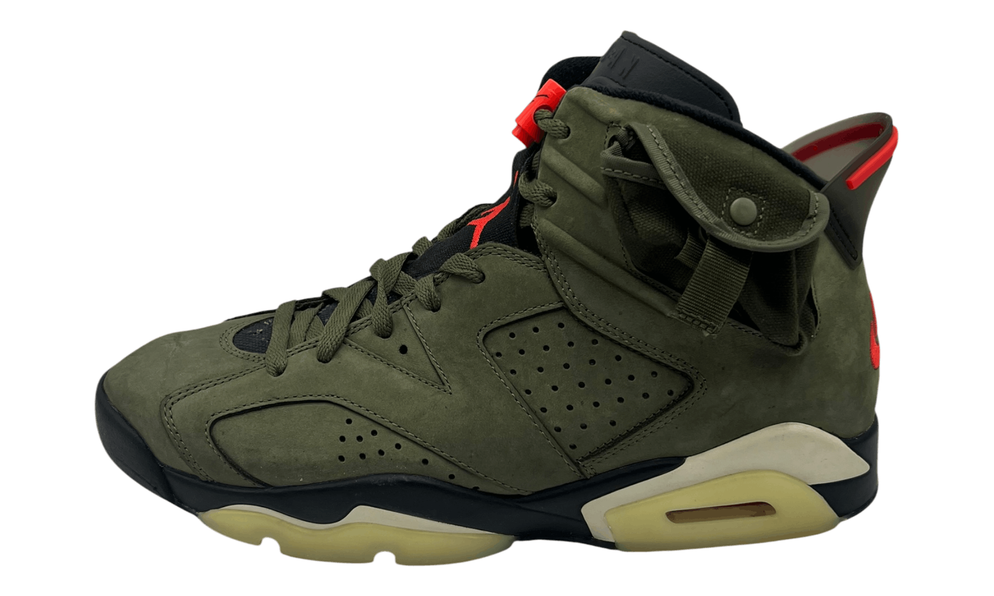 Other Travis Scott x Air Jordan 6 Retro "Olive" (PreOwned) Size US 10.5 / EU 43-44 - 1 Thumbnail