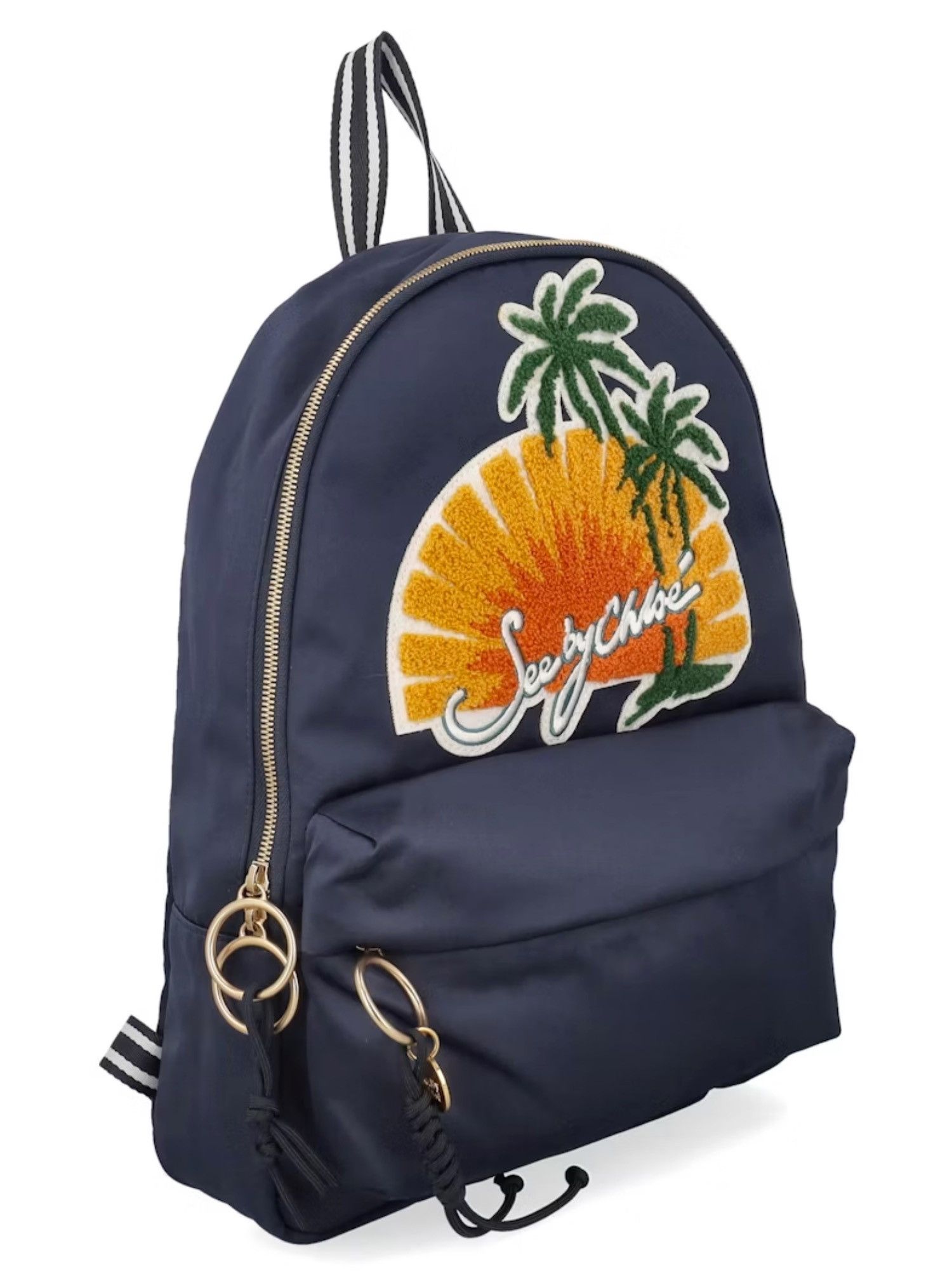 See by Chloe See by Chloe Tropical Sunset Satin Backpack Size ONE SIZE - 1 Thumbnail