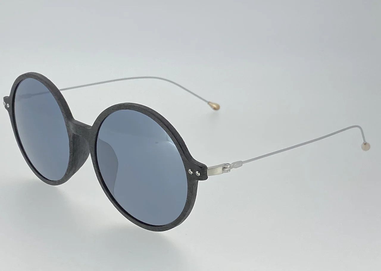 Ann Demeulemeester Ann Demeulemeester Sunglasses Round Black and Grey Size ONE SIZE - 6 Thumbnail