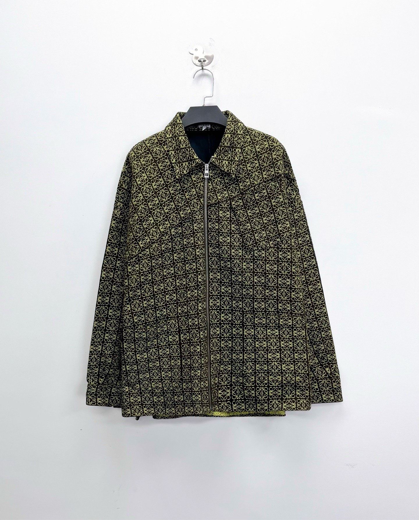 Loewe Loewe Anagram All-Over Logo Woven Coat Size US M / EU 48-50 / 2 - 1 Thumbnail
