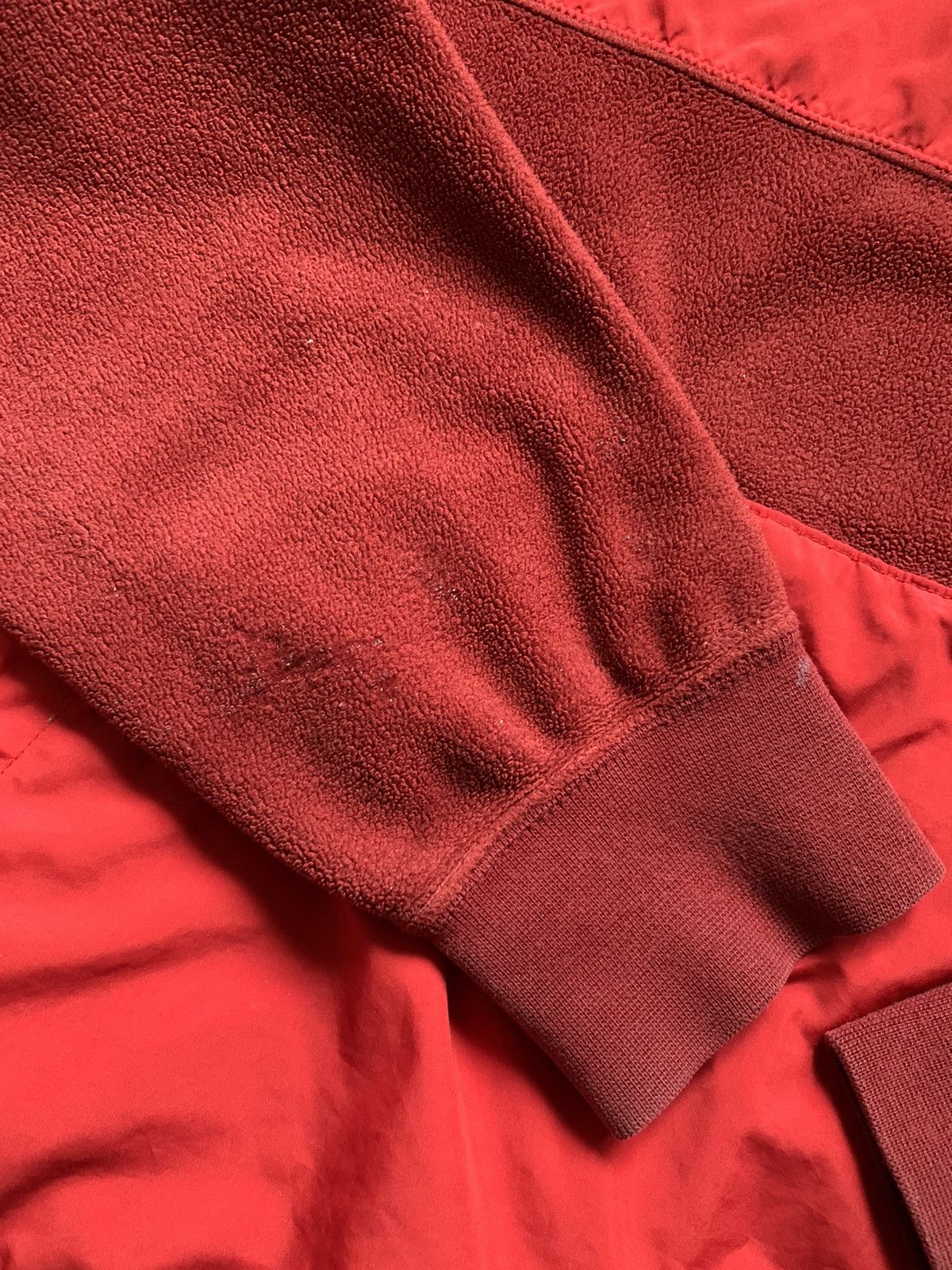 Nike Vintage Nike Nylon Fleece Jacket Central Swoosh USA Size US M / EU 48-50 / 2 - 8 Thumbnail