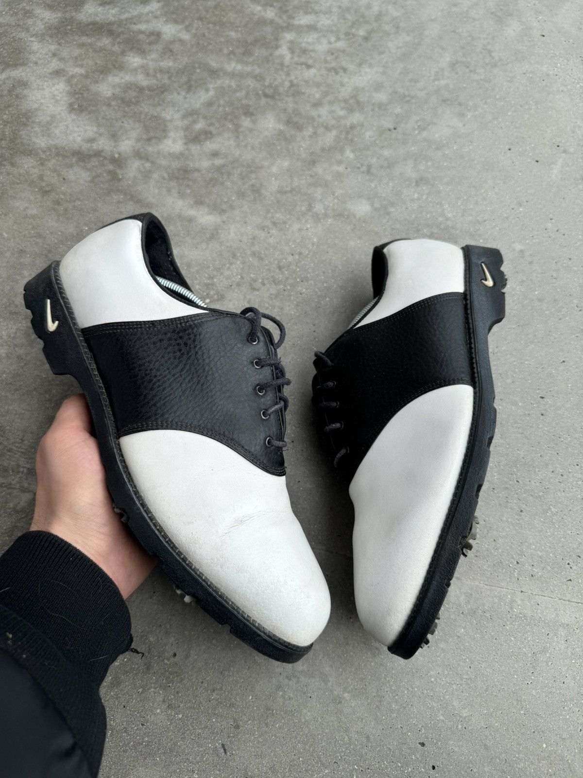 Vintage Nike Golf formal oxford shoes avant garde shoes