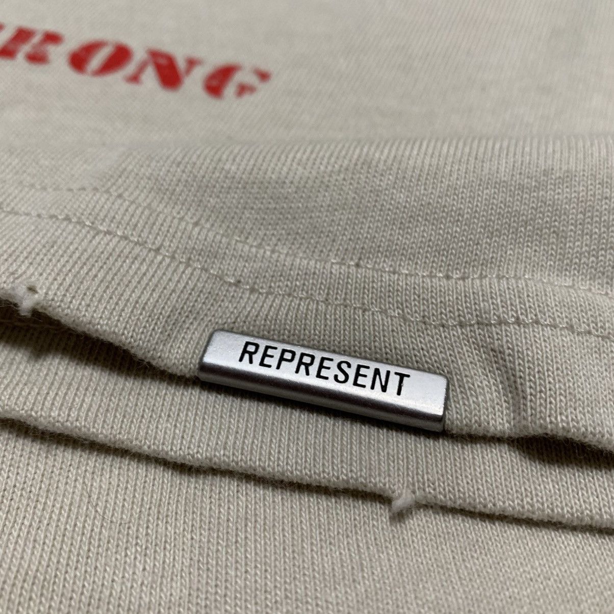 Represent Clo. Represent Medium Shark Vintage White Tee Only The Strong Size US M / EU 48-50 / 2 - 7 Thumbnail