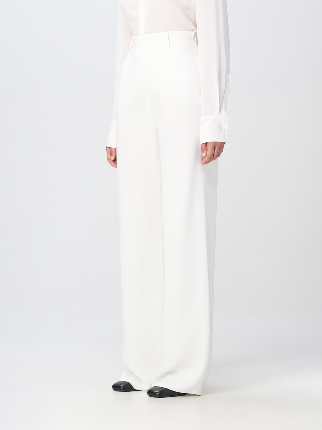 Valentino o1y0326 Casual Pant in White Size 30" / US 8 / IT 44 - 4 Thumbnail