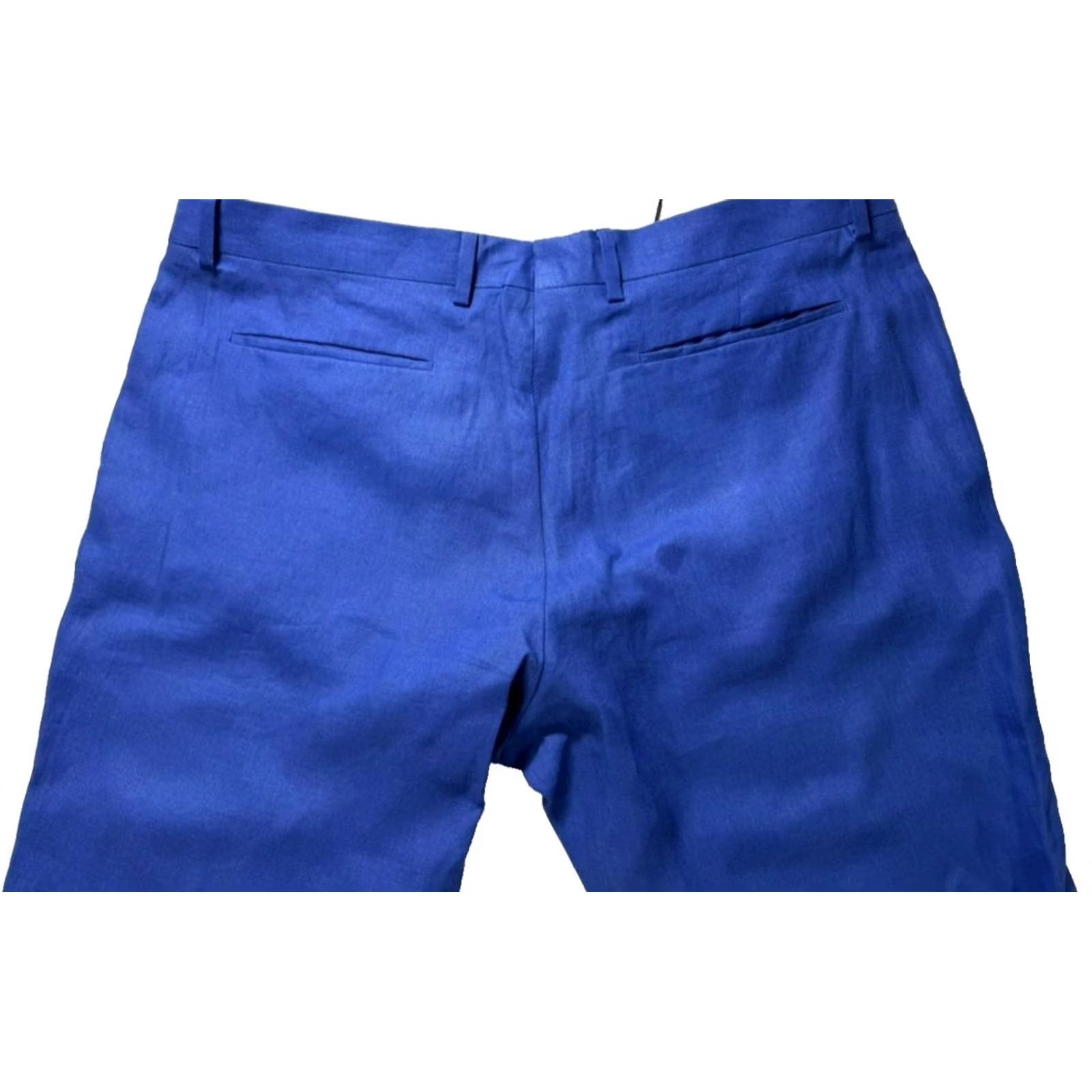 Paul Smith Paul Smith Blue Linen Dress Pants Men’s Formal Trousers 36 Slim Fit Linen Blend Blue 36 in Pant Paul Smith Dress Pants Men’s Formal Trousers Size 36R - 5 Thumbnail