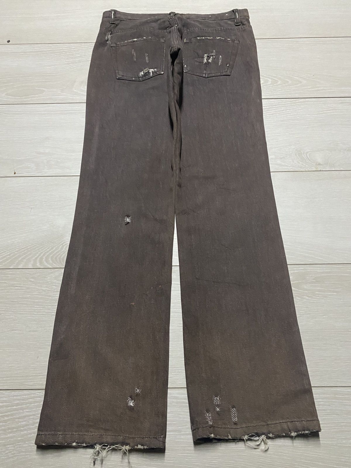 Japanese Brand Vintage Japanese Brand Distressed SLim Fit Streetwear Jeans Size US 29 - 2 Thumbnail