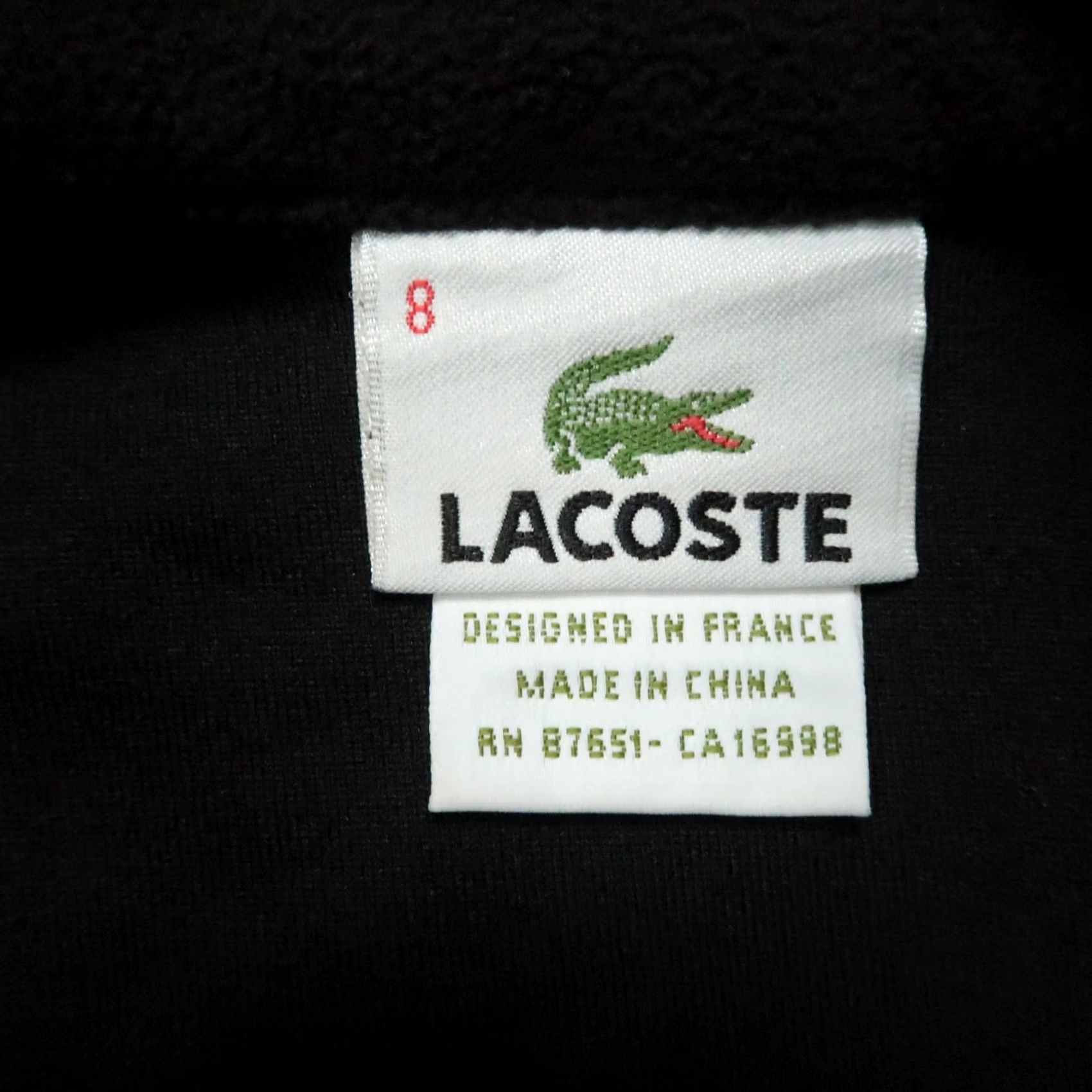 Lacoste Lacoste Sweater Mens 2XL Black Quarter Zip Fleece Mock Neck Pullover Jumper Shirt Knit Size US XXL / EU 58 / 5 - 3 Thumbnail