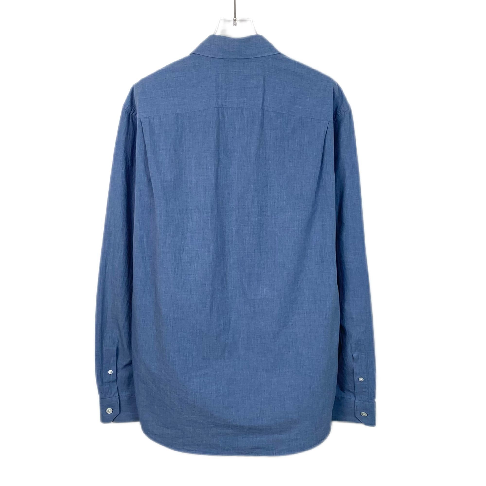Louis Vuitton Louis Vuitton Blue Logo Cotton Long-Sleeve Shirt (Size M) Size US M / EU 48-50 / 2 - 10 Thumbnail