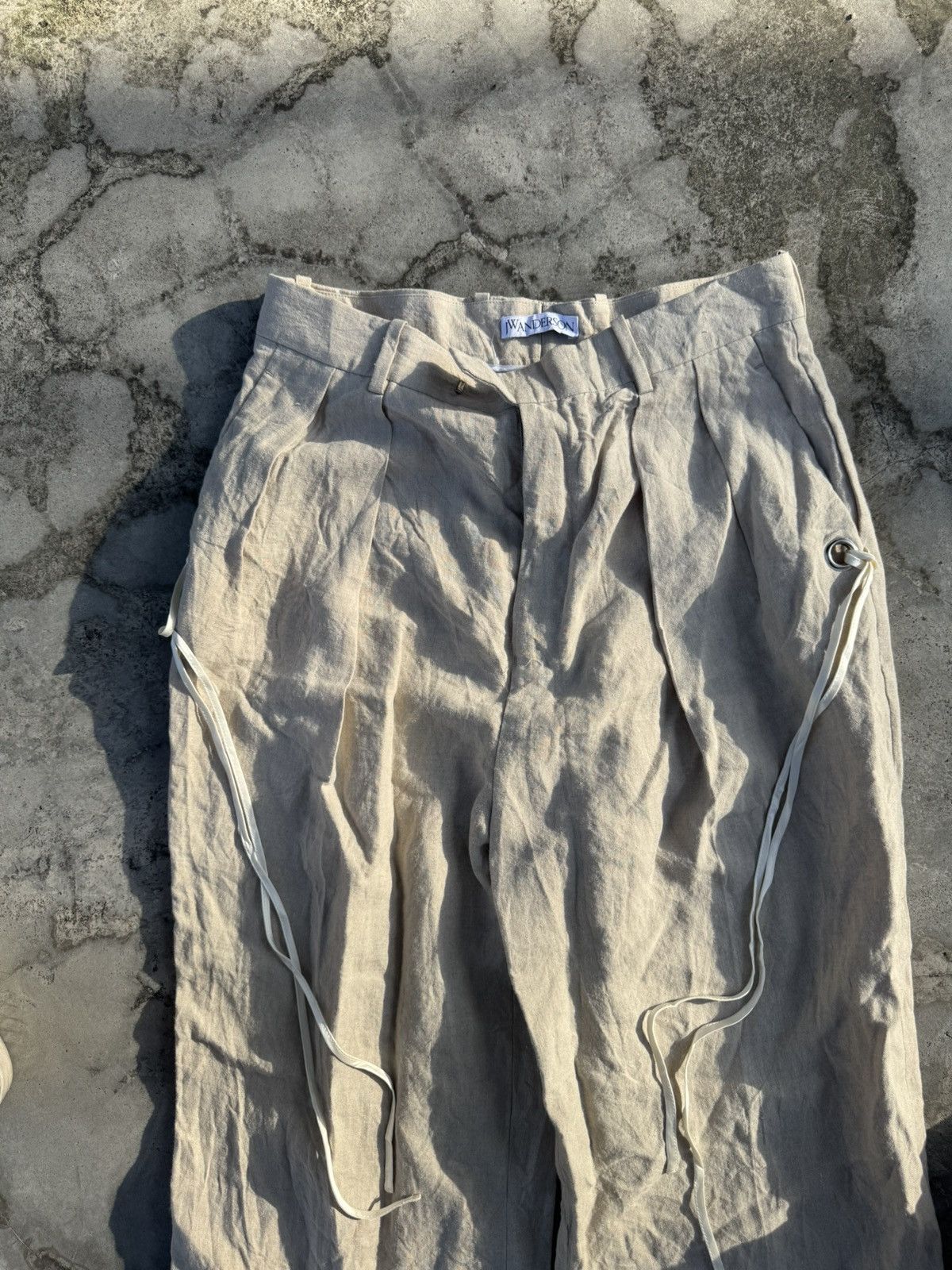JW Anderson JW Anderson Linen Trousers 30/31 waist Size US 31 - 3 Thumbnail