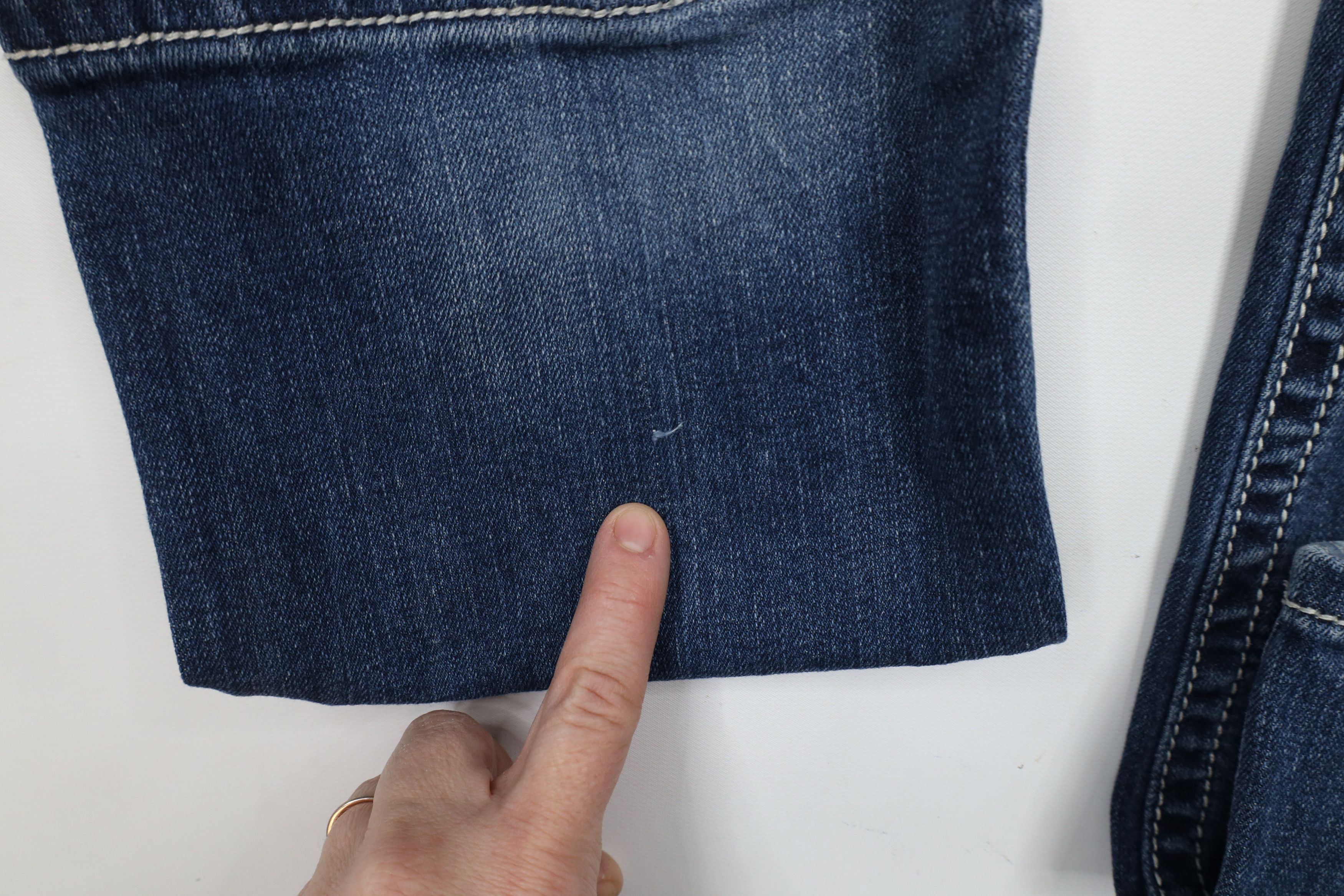 Miss Me × Vintage Miss Me Thick Stitch Jeweled Bootcut Denim Jeans Blue Size 28" / US 6 / IT 42 - 8 Thumbnail