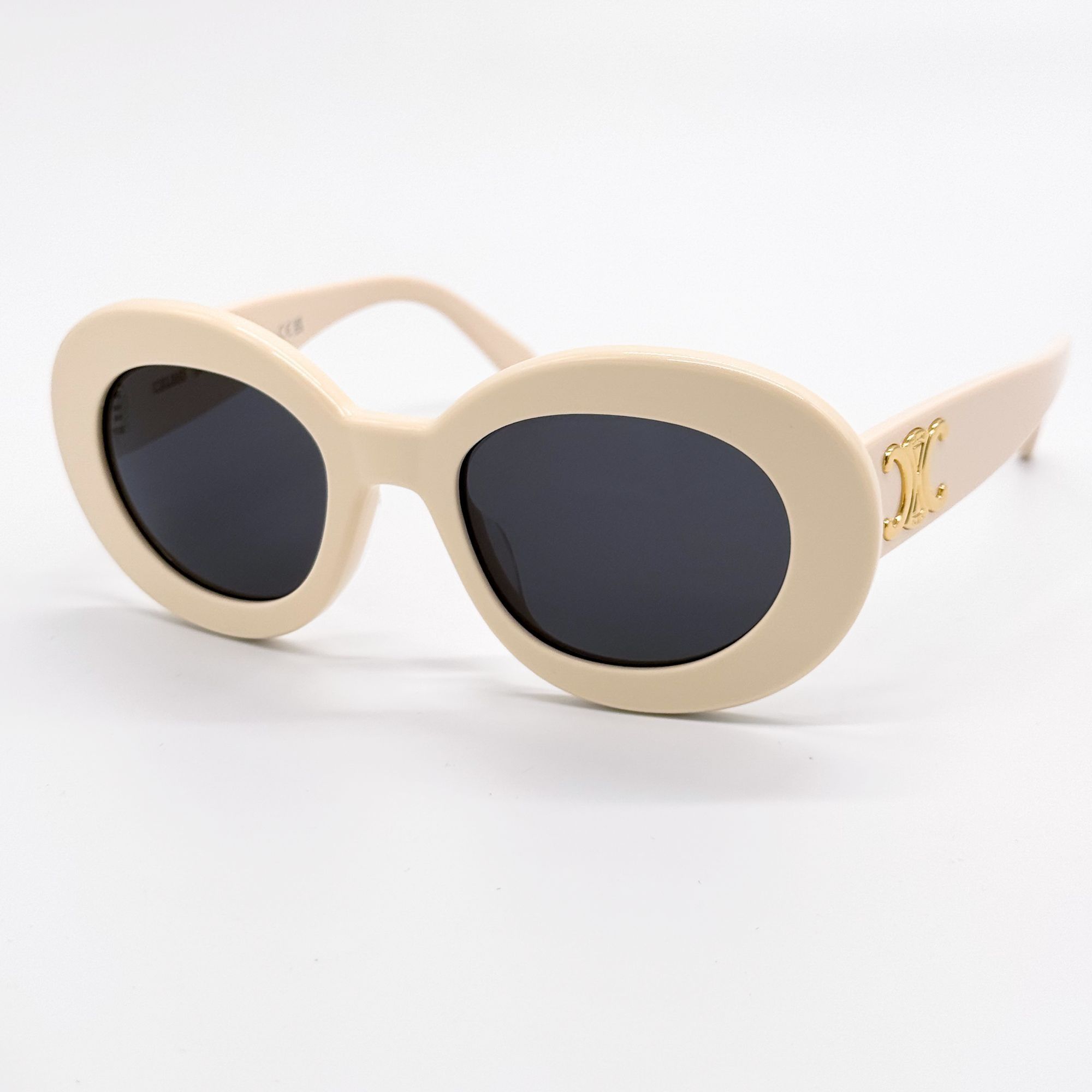 Celine NEW CL40312U 25A ROUND IVORY WOMEN SUNGLASSES CELINE Size ONE SIZE - 3 Thumbnail