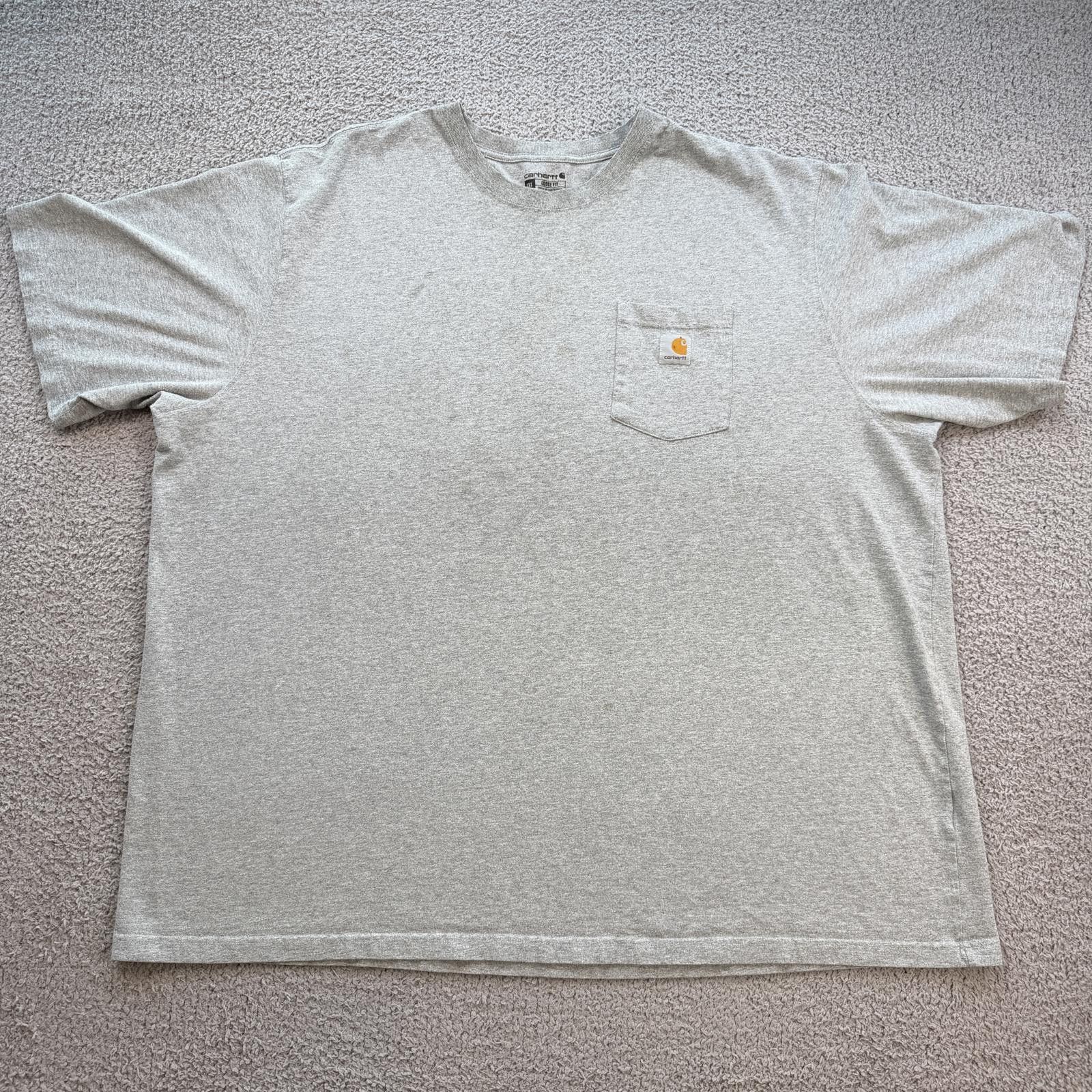 Carhartt Carhartt Loose Fit Pocket T Shirt XL Gray Work Tee Patch K87 Size US XXL / EU 58 / 5 - 1 Thumbnail