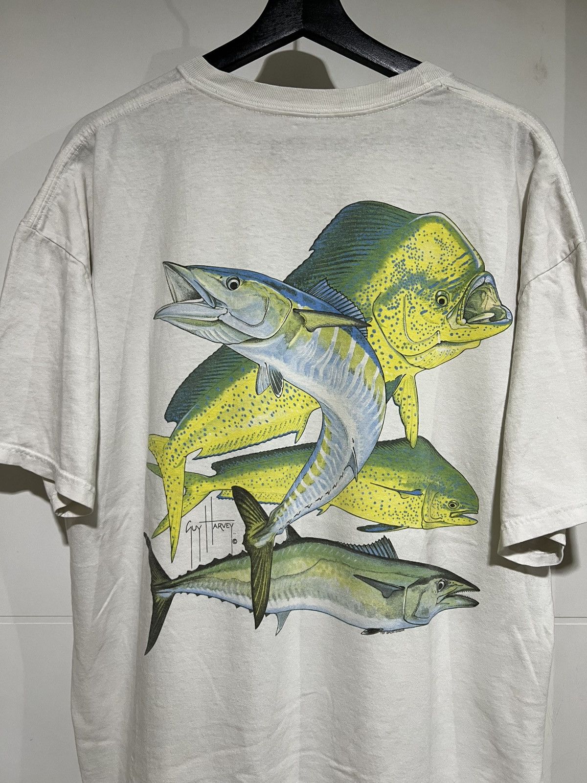 Vintage Vintage Guy Harvey Kingfish Tees Size US XL / EU 56 / 4 - 1 Thumbnail