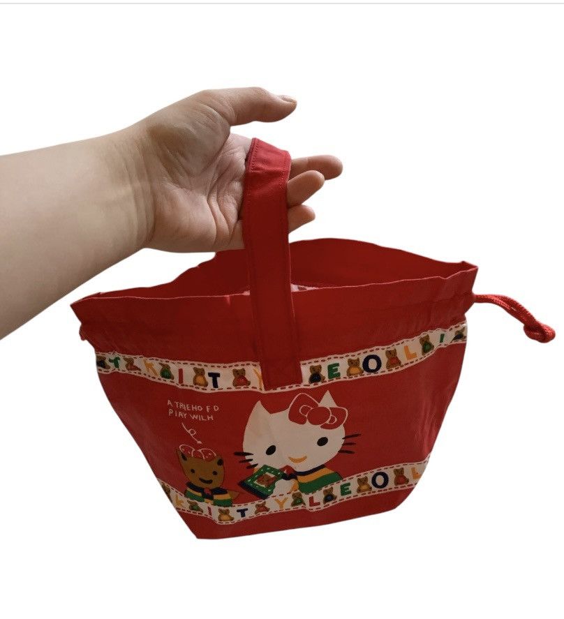 Vintage Vintage Thrifted Japanese Hello Kitty 90s Cotton Minibag Size ONE SIZE - 3 Thumbnail