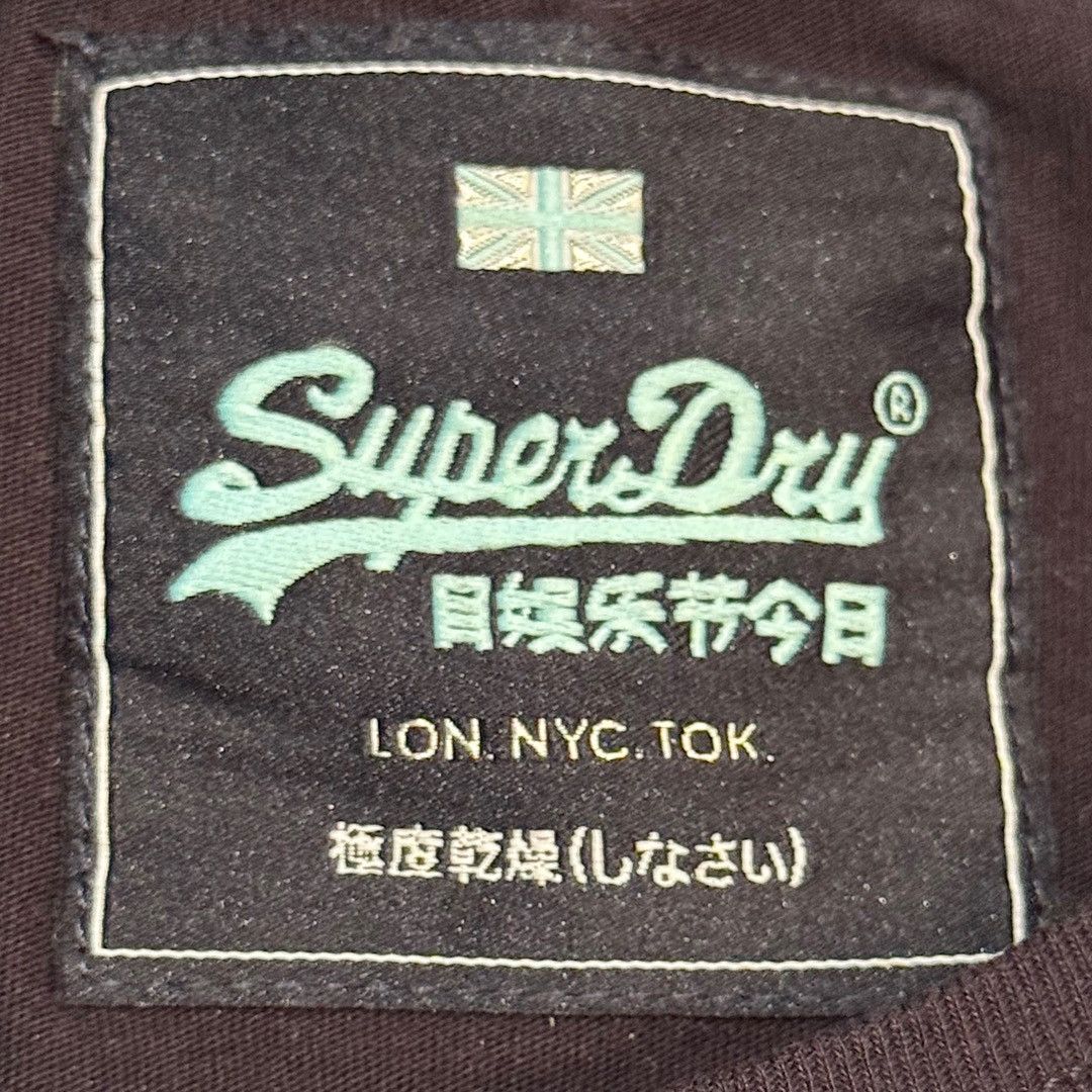 Superdry SUPERDRY Vintage Logo SZ 4 Black on Black Sequin T-Shirt Size S / US 4 / IT 40 - 11 Thumbnail