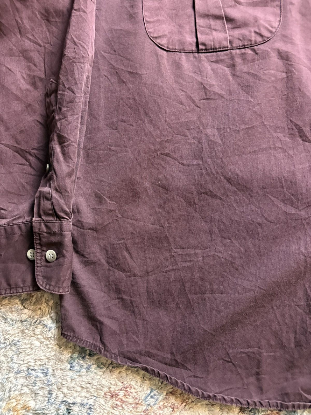Vintage Vintage TT&Co Brown Button-up Shirt Medium Size US M / EU 48-50 / 2 - 5 Thumbnail