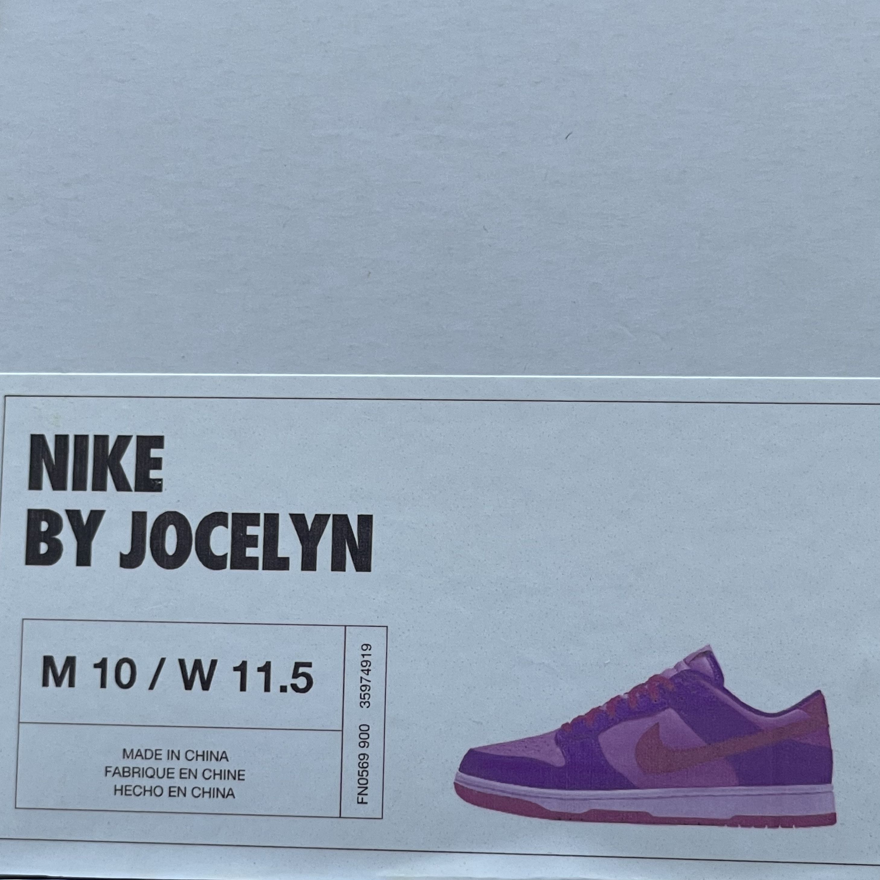 Nike Nike Dunk Low Plum “Nike By You” ID Size 10 Size US 10 / EU 43 - 10 Thumbnail