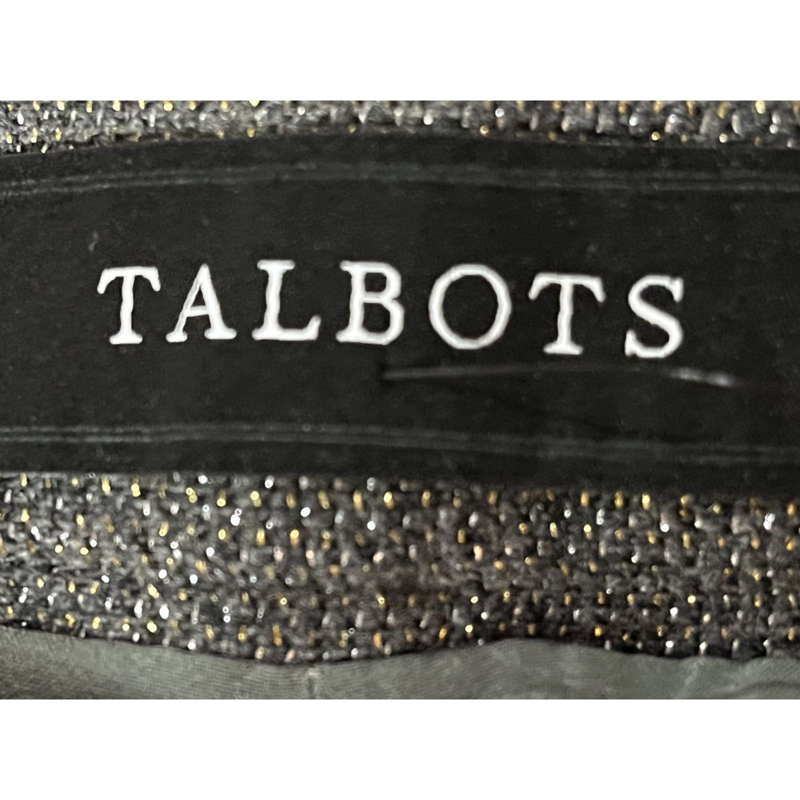Talbots VINTAGE Talbots Women's Dress Pants 22W Plus High Waist Straight Wool Blend Gray/Gold Size 40" / US 18 - 6 Thumbnail
