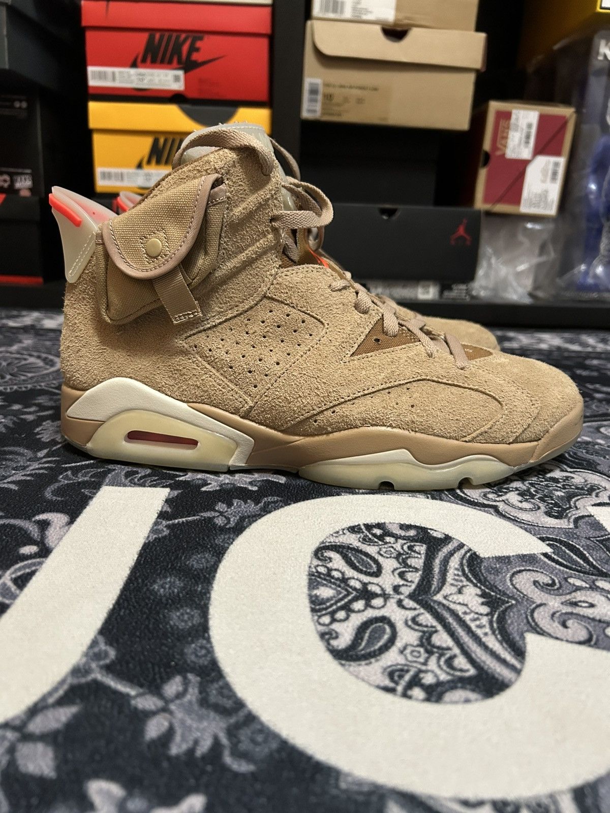 Jordan Brand × Travis Scott Travis Scott Jordan 6 Khaki Size US 11 / EU 44 - 2 Thumbnail
