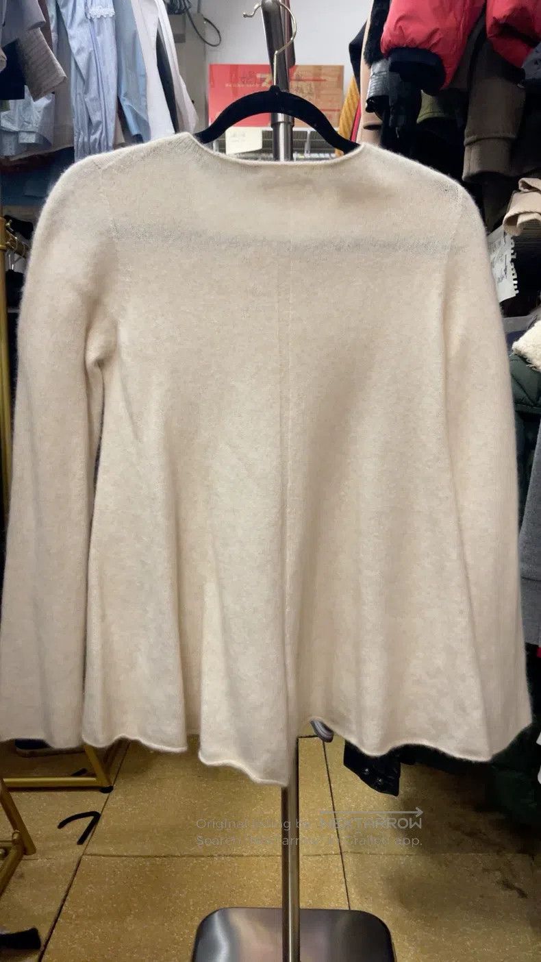 The Row The Row Off-white cashmere long-sleeve sweater Size L / US 10 / IT 46 - 3 Thumbnail