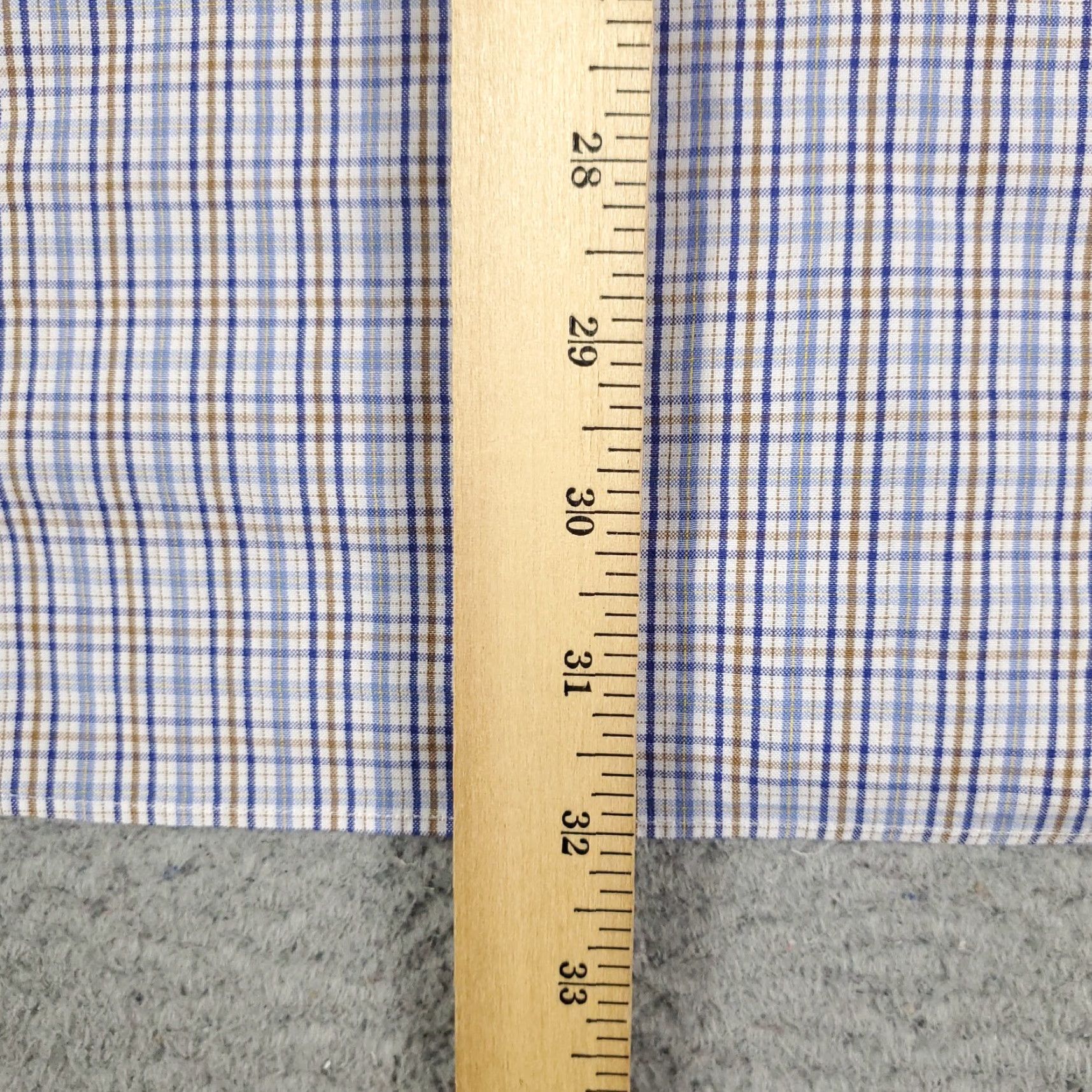 David Donahue David Donahue Shirt Large Blue Red Plaid Long Sleeve Button Up Mens Size US L / EU 52-54 / 3 - 4 Thumbnail