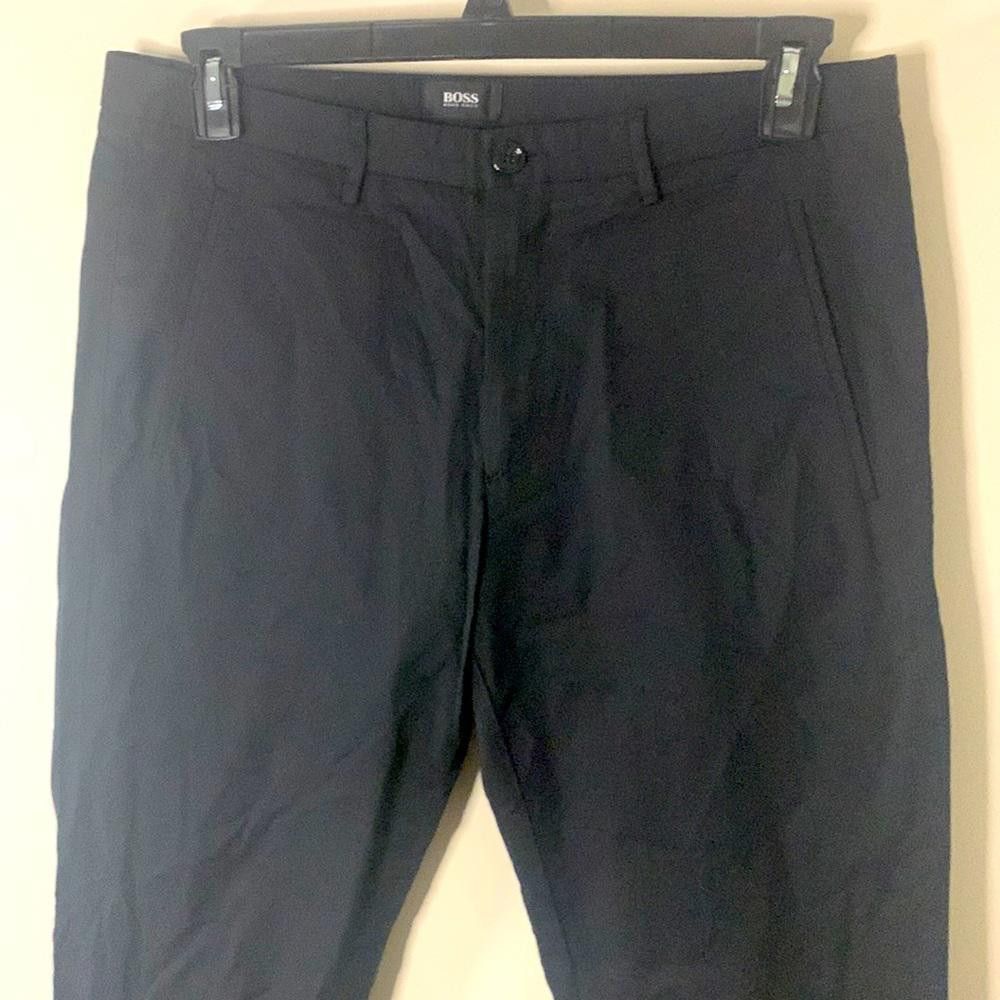 Hugo Boss Modern Chino-BOSS- 32/28 - Blk -97%Ctn,3% Elastic - slim fit Size US 32 / EU 48 - 5 Thumbnail