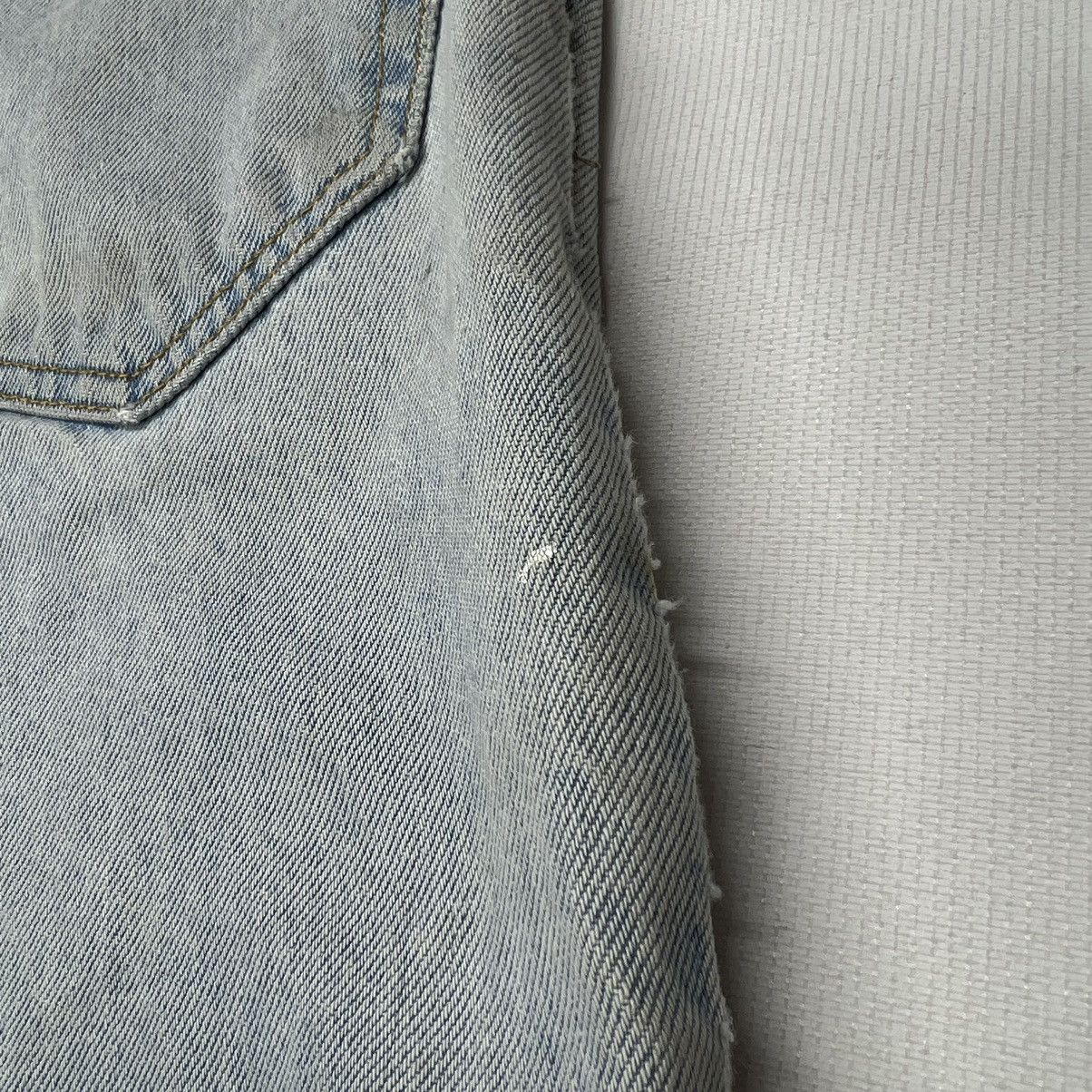 Levi's × Vintage Levis Jeans Blue Signature Corte Regular Work Distressed Rip Size US 32 / EU 48 - 16 Thumbnail