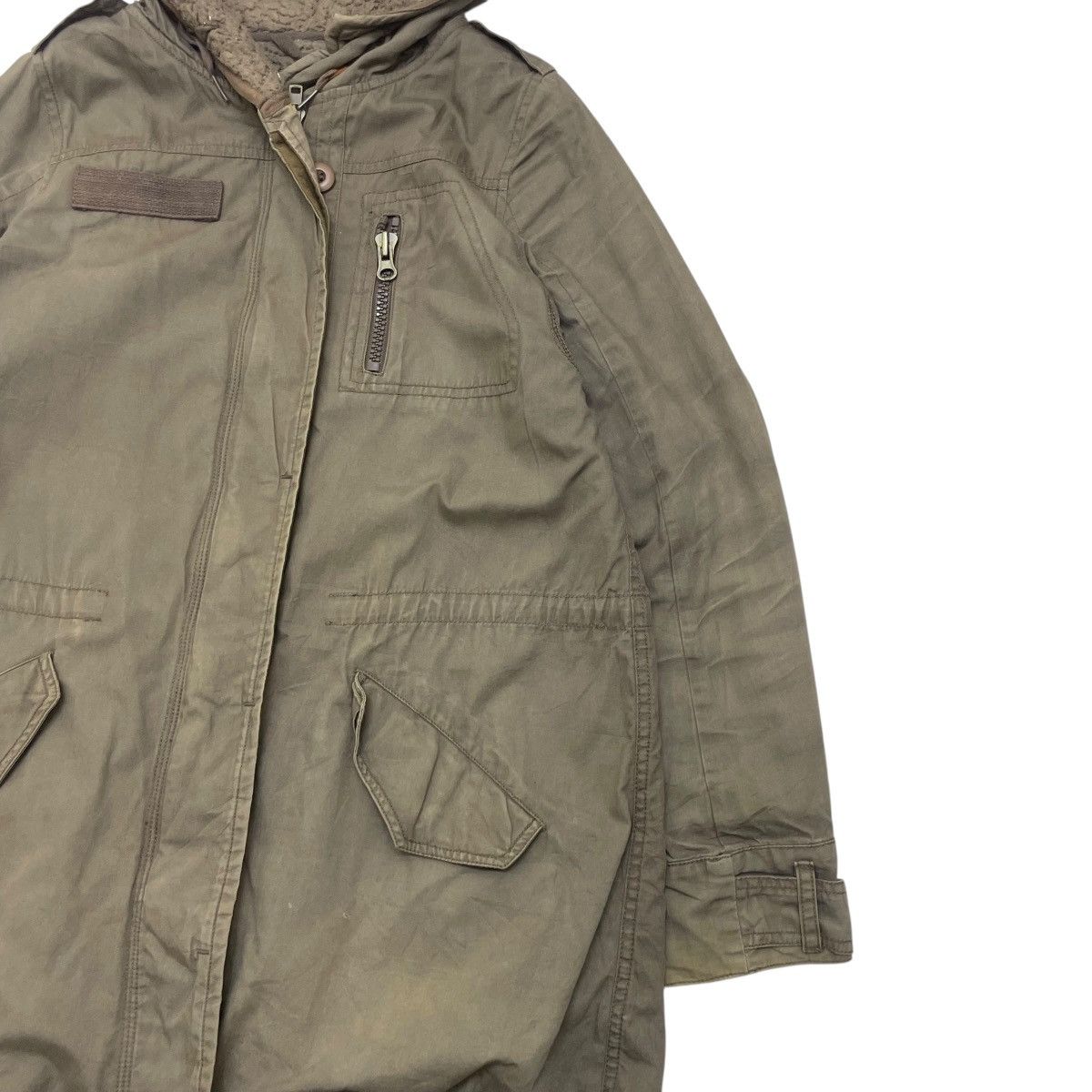 If Six Was Nine 💥Vintage Sunfaded GOA Parka Fishtail Jacket Size M / US 6-8 / IT 42-44 - 6 Thumbnail
