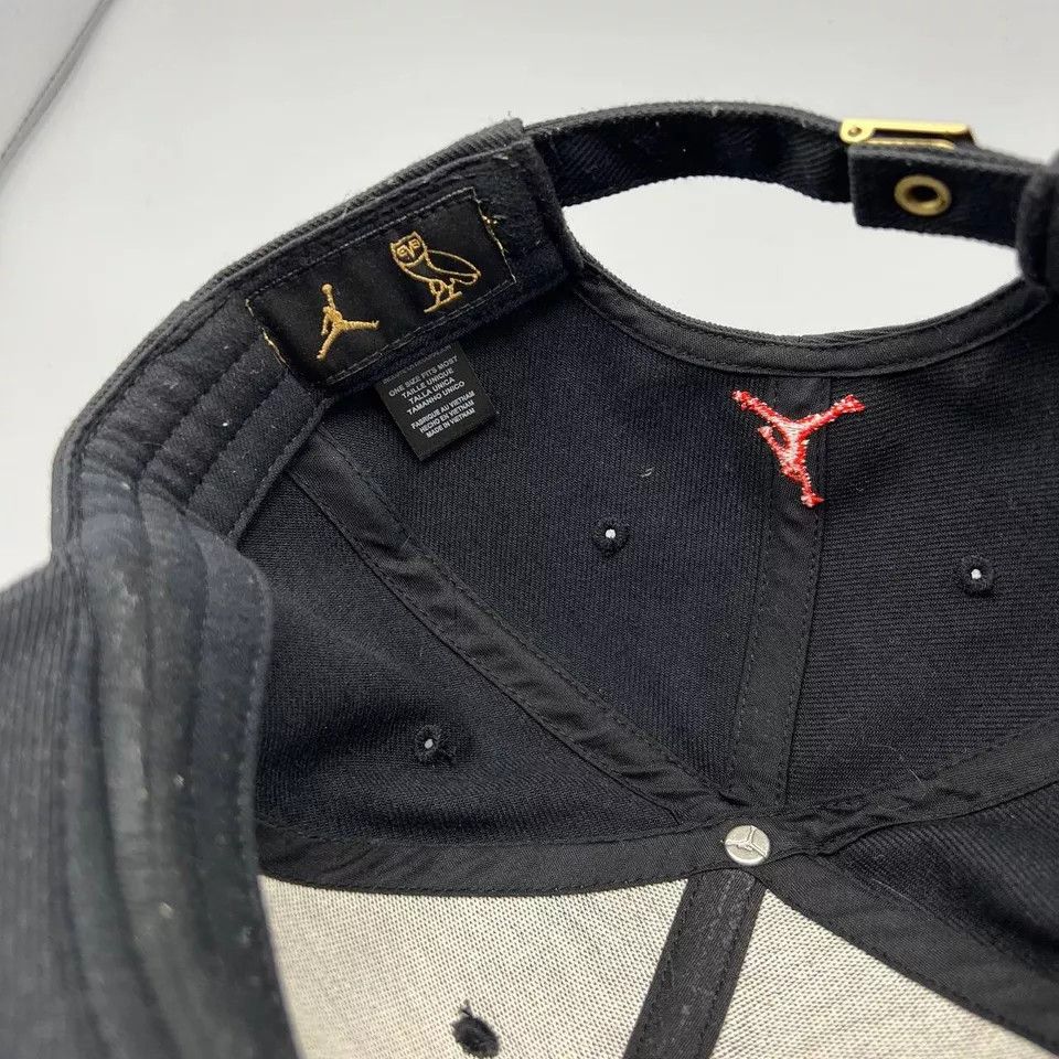 Jordan Brand October's Very Own OVO x Air Jordan Hat Men Strap Back Cap Size ONE SIZE - 6 Thumbnail