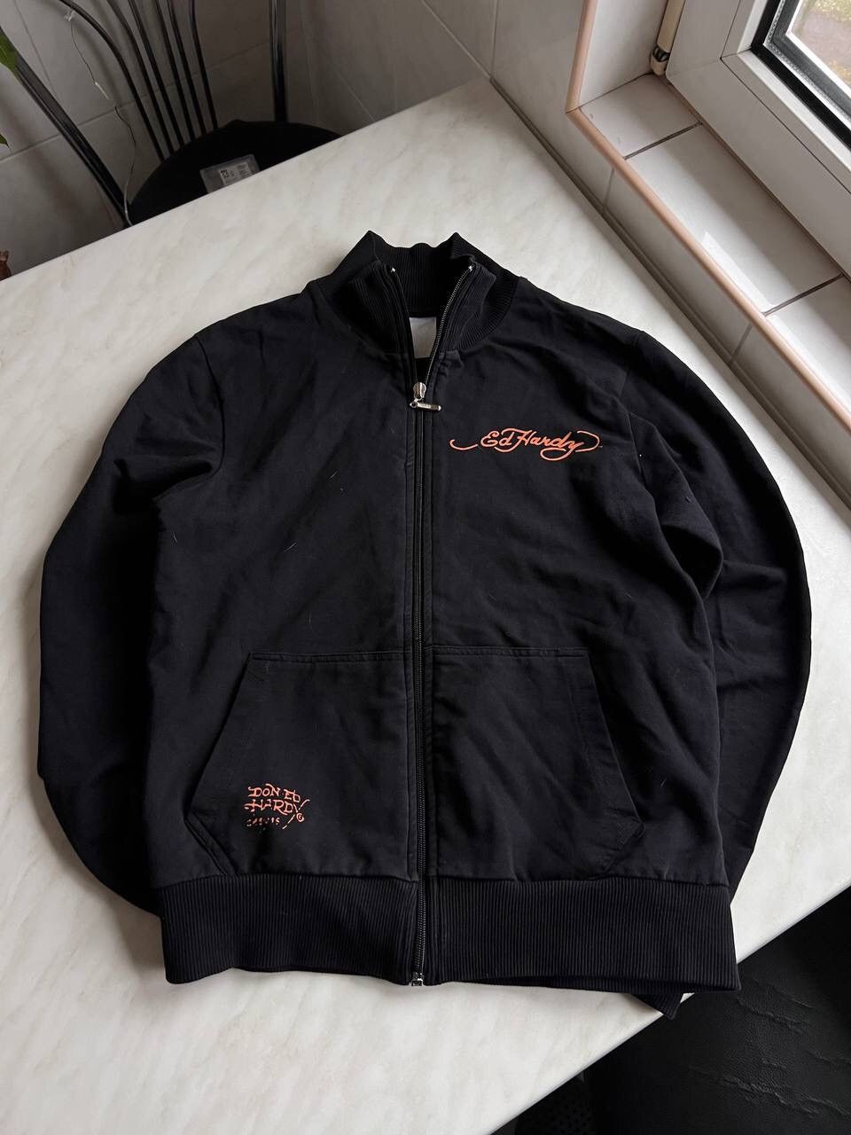 Ed Hardy Ed Hardy vintage zip-up hoodie y2k avant garde tattoo skull Size S / US 4 / IT 40 - 4 Thumbnail