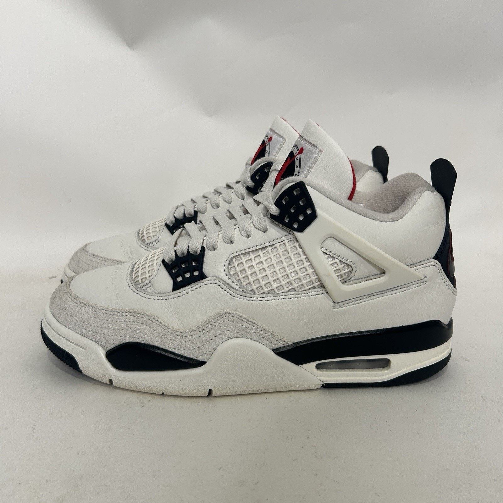 Jordan Brand Nike Air Jordan 4 Retro OG FC “Sail Black University Red” Size US 8 / EU 41 - 6 Thumbnail