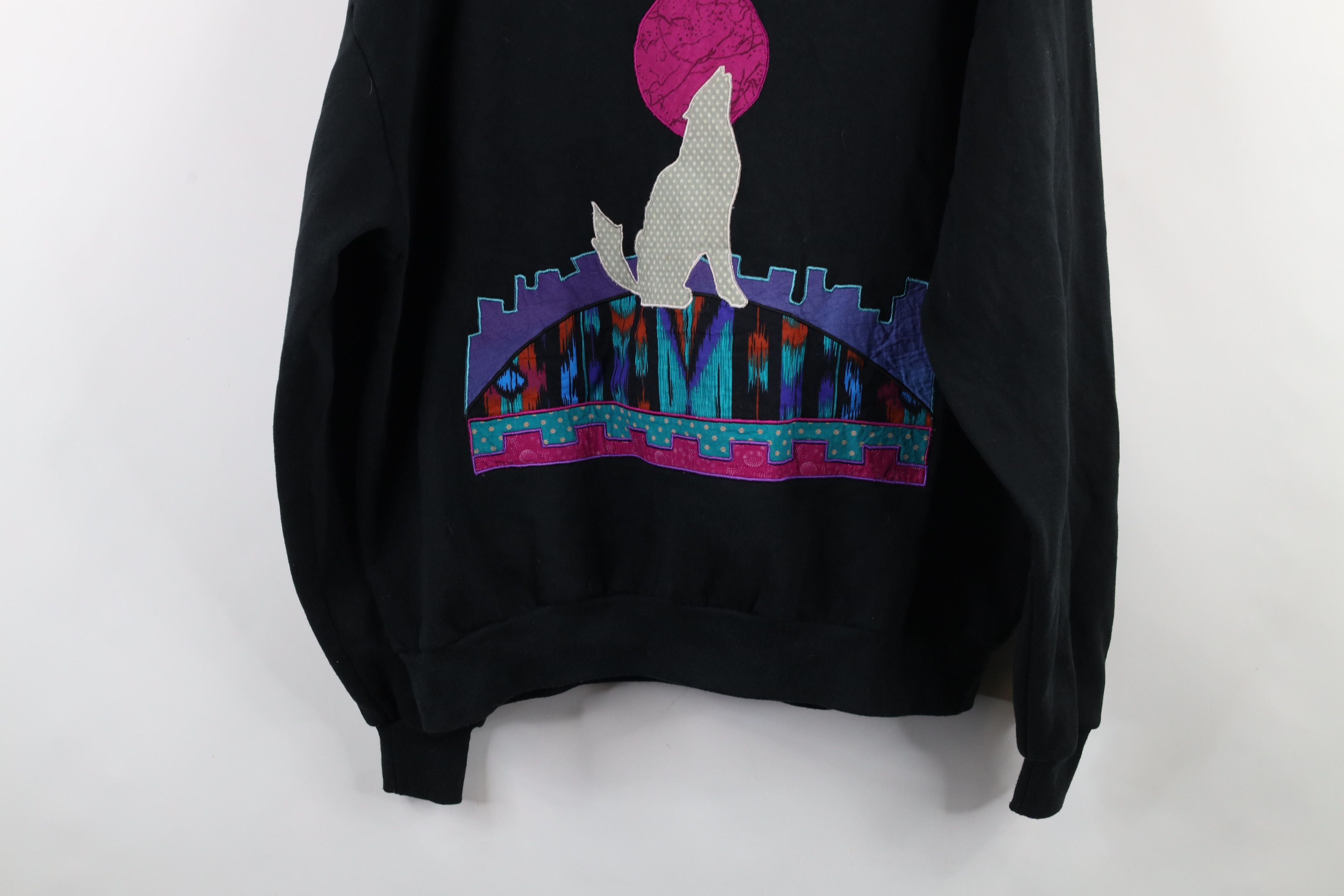 Vintage Vintage 90s Streetwear Southwestern Cardigan Sweatshirt USA Size XXL / US 16-18 / IT 52-54 - 15 Thumbnail