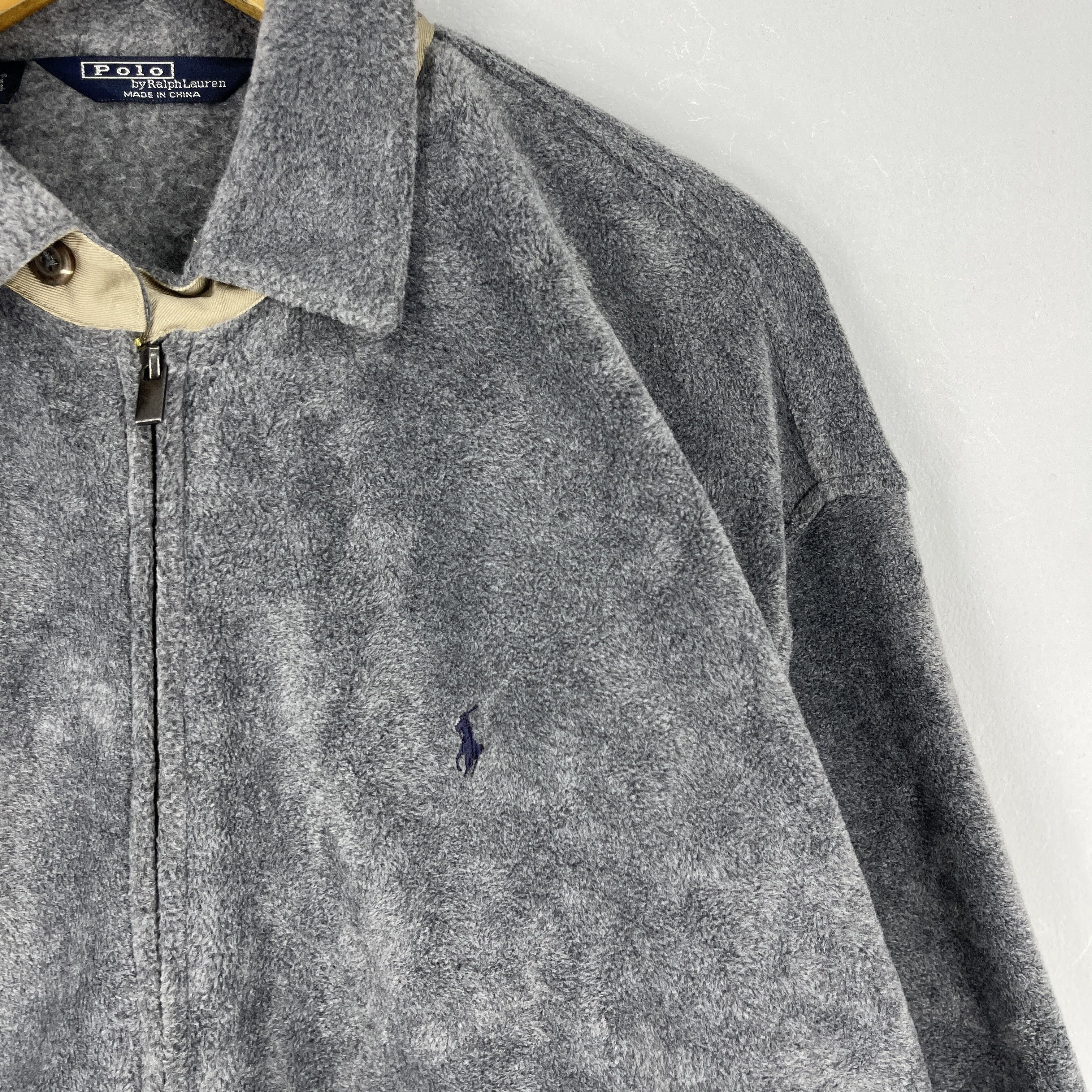 Polo Ralph Lauren Vintage 90's POLO RALPH LAUREN Fleece Jacket Size US M / EU 48-50 / 2 - 2 Thumbnail