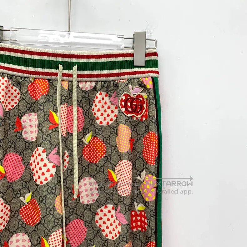 Gucci Gucci SizeXS Colour-blocked apple logo jacquard full-print Size 42" / US 20 - 3 Thumbnail