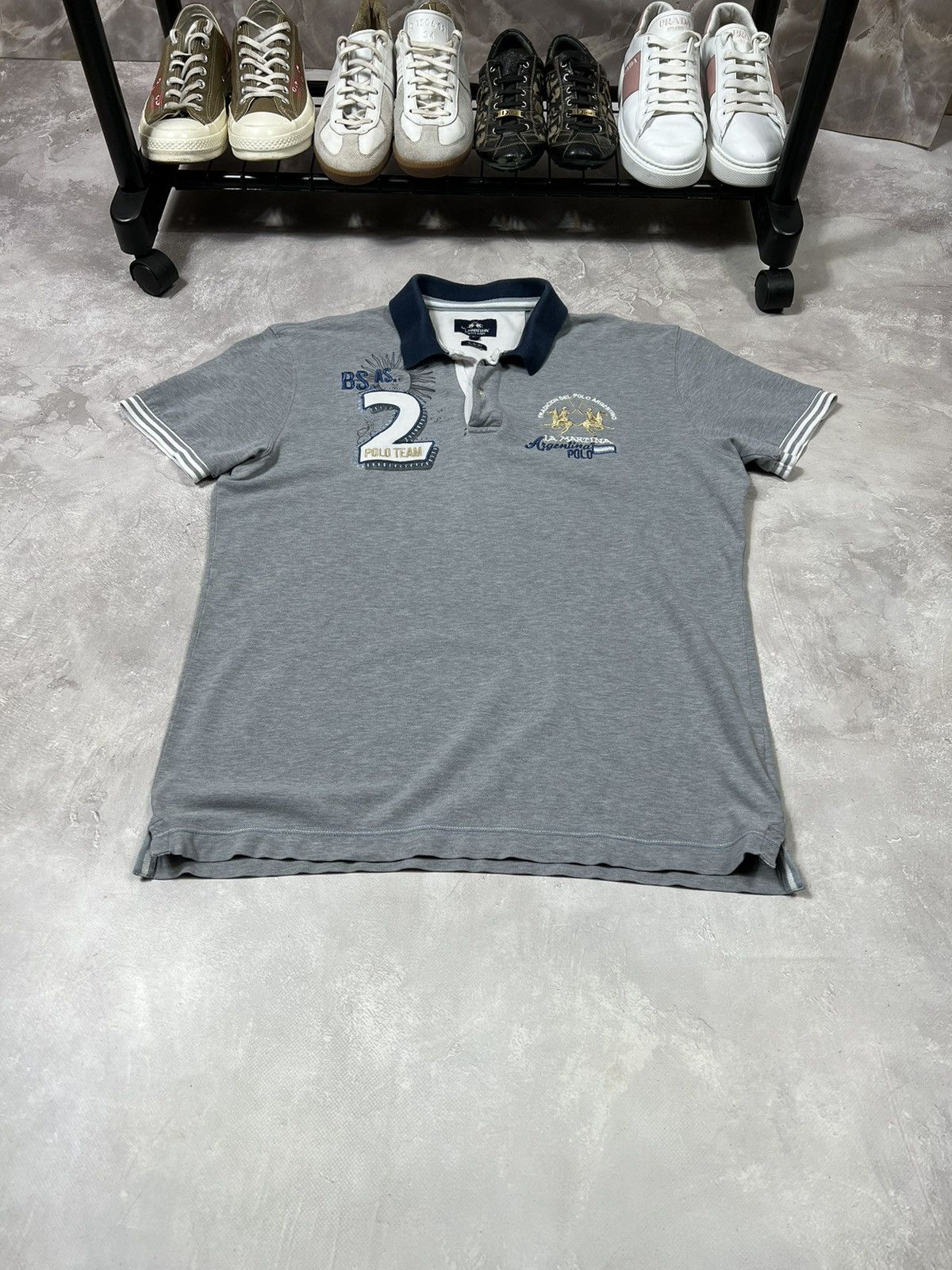 Vintage Vintage La Martina Argentina Polo Team Tee Size US XL / EU 56 / 4 - 2 Thumbnail