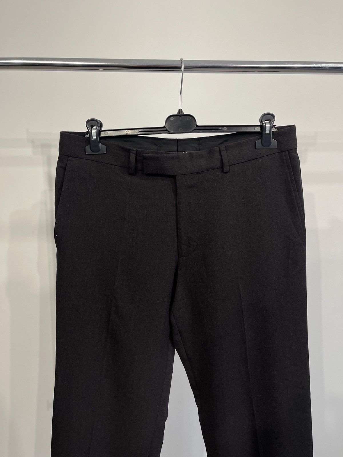 Hugo Boss Vintage Hugo boss trousers classic pants black wool 50 Size 40R - 2 Thumbnail