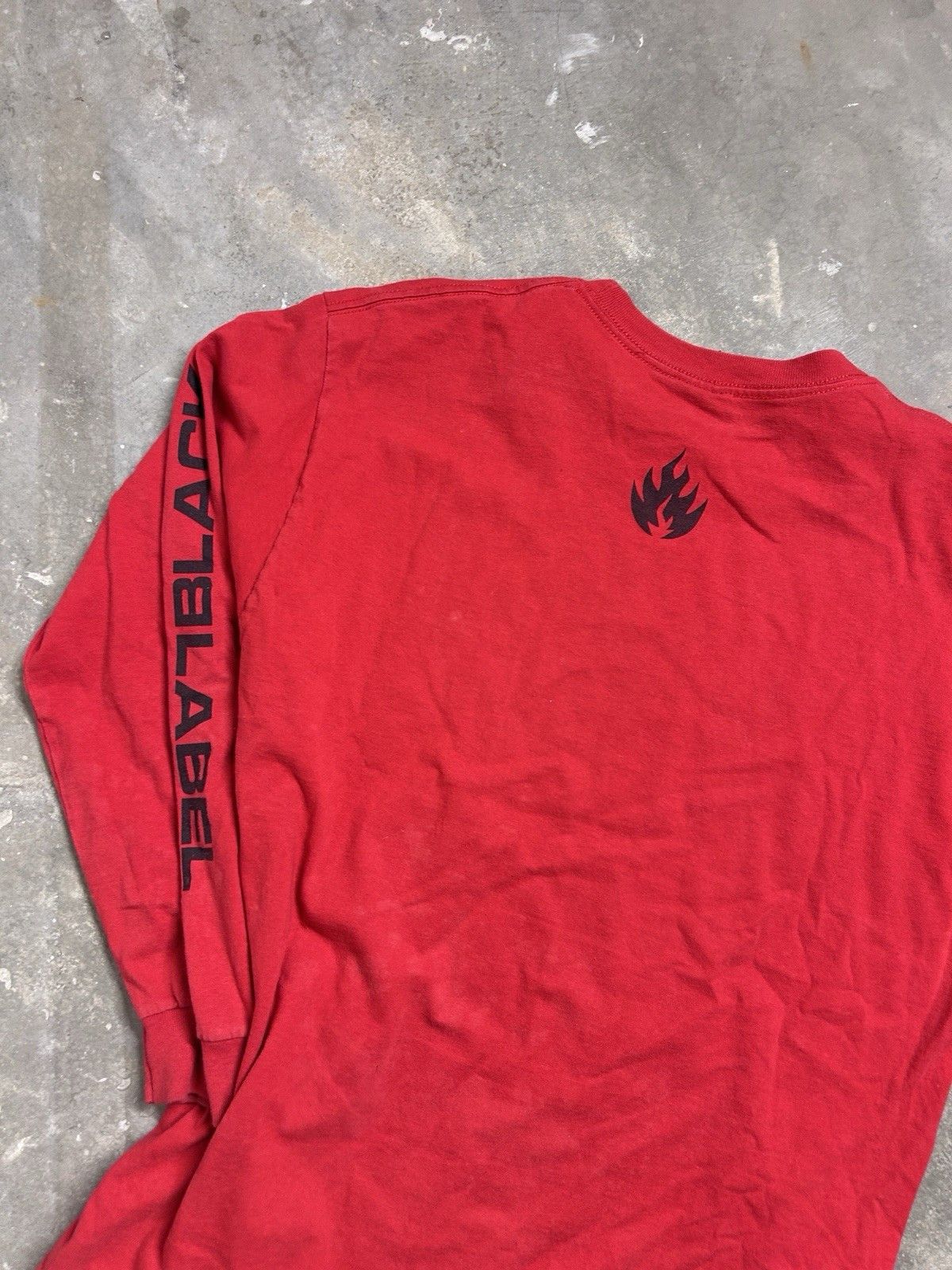 Black Label Vintage Y2K Black Label Skateboards Flame Skate Grunge Shirt Size US L / EU 52-54 / 3 - 5 Thumbnail